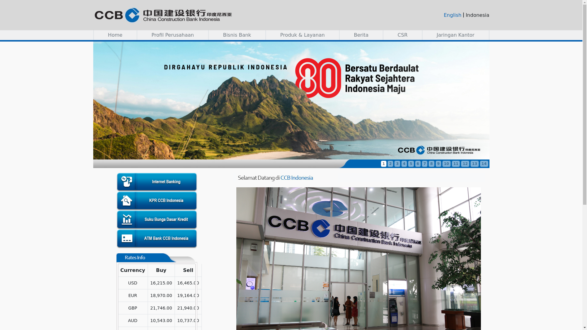 website screenshot of https://bankccbi.co.id/