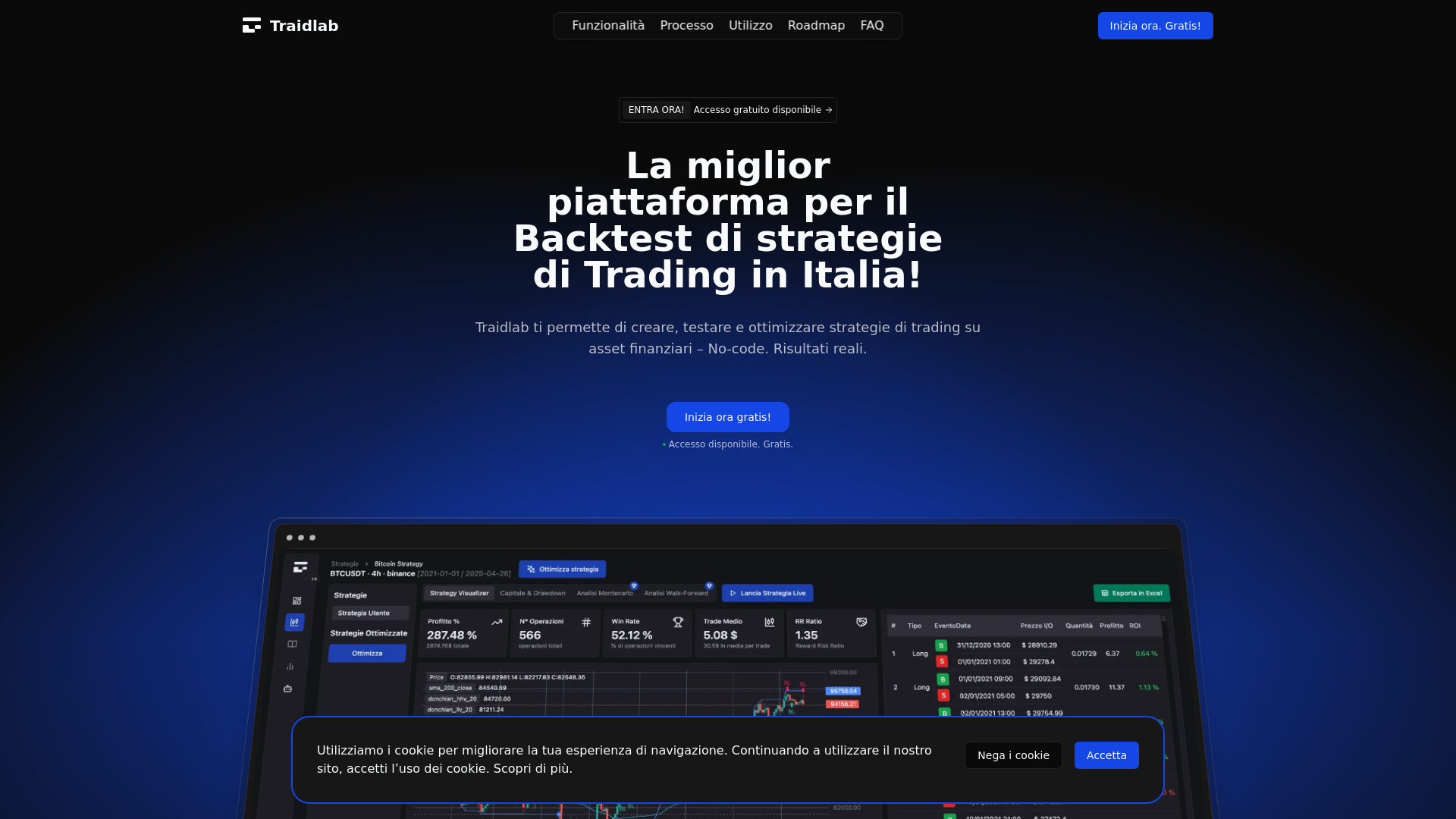 website screenshot of https://traidlab-website.pages.dev/