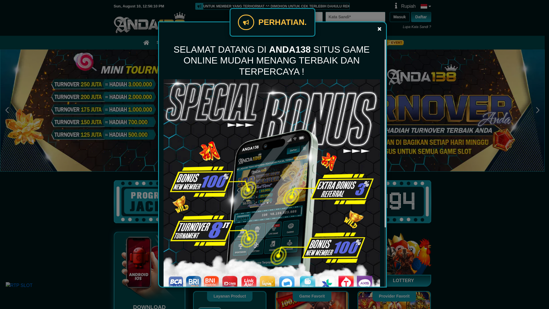 website screenshot of https://15anda138.com/