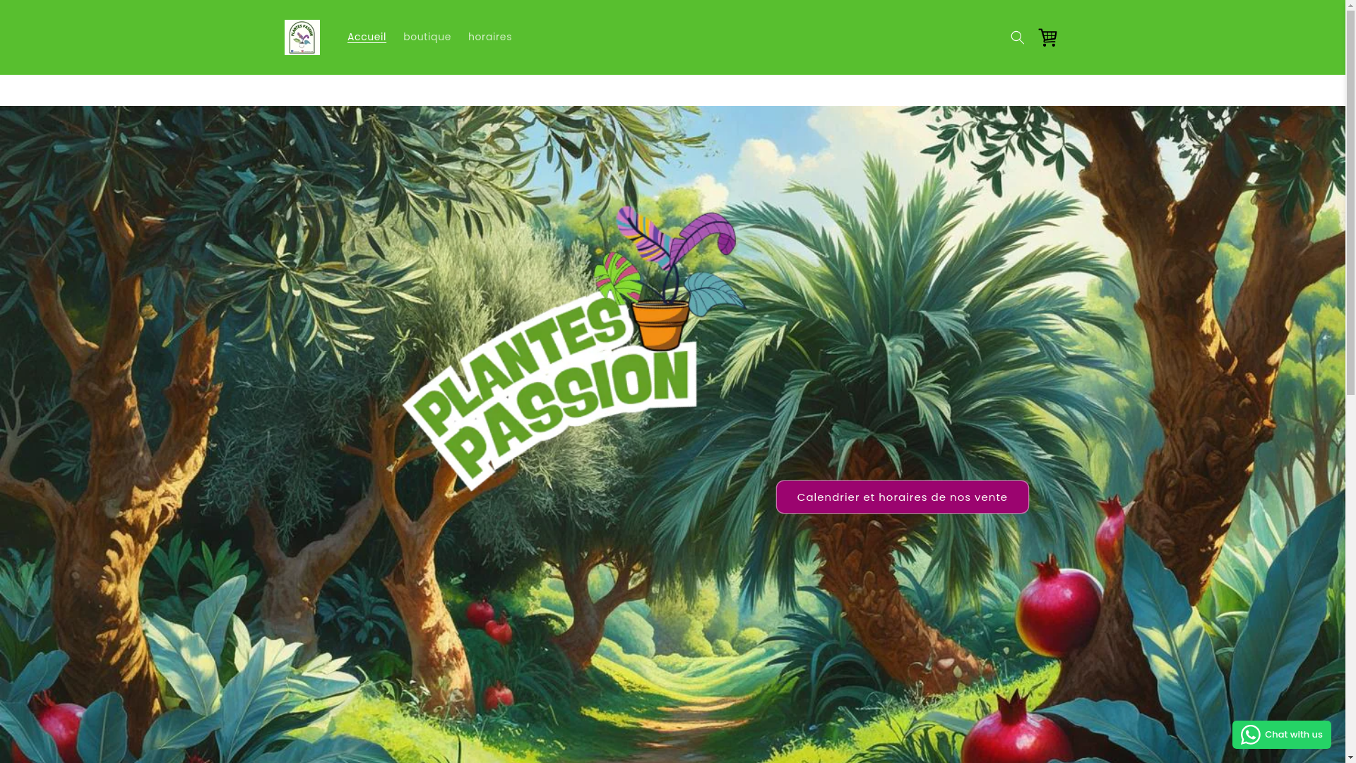 website screenshot of https://plantespassion.fr/