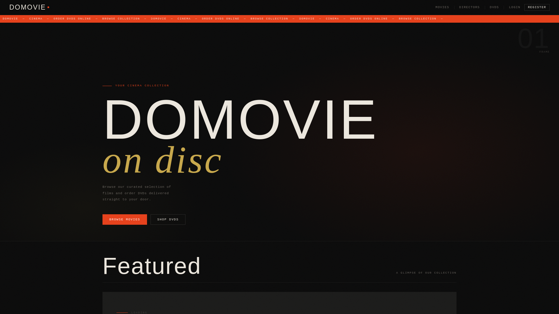 website screenshot of https://domovie.pages.dev/
