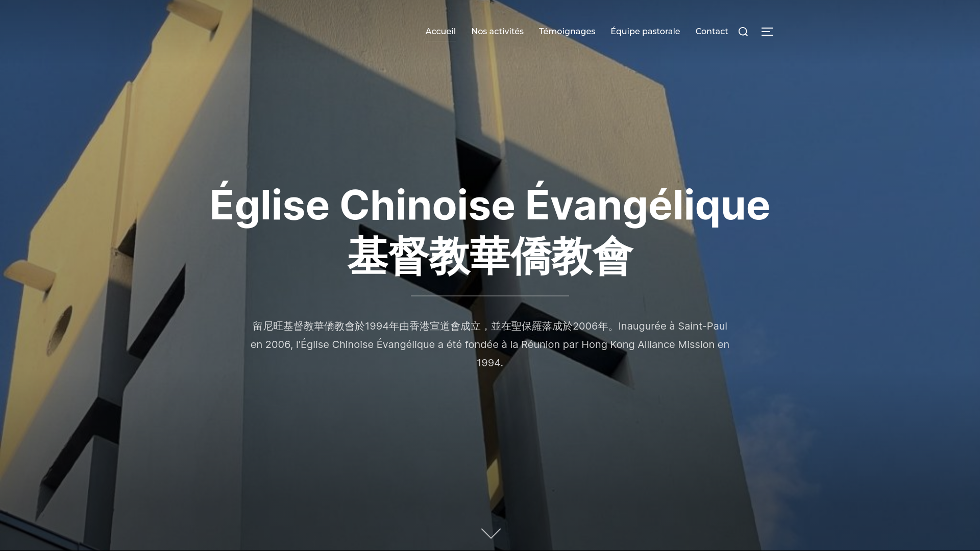 website screenshot of https://facebook-login.eglisechinoise.org