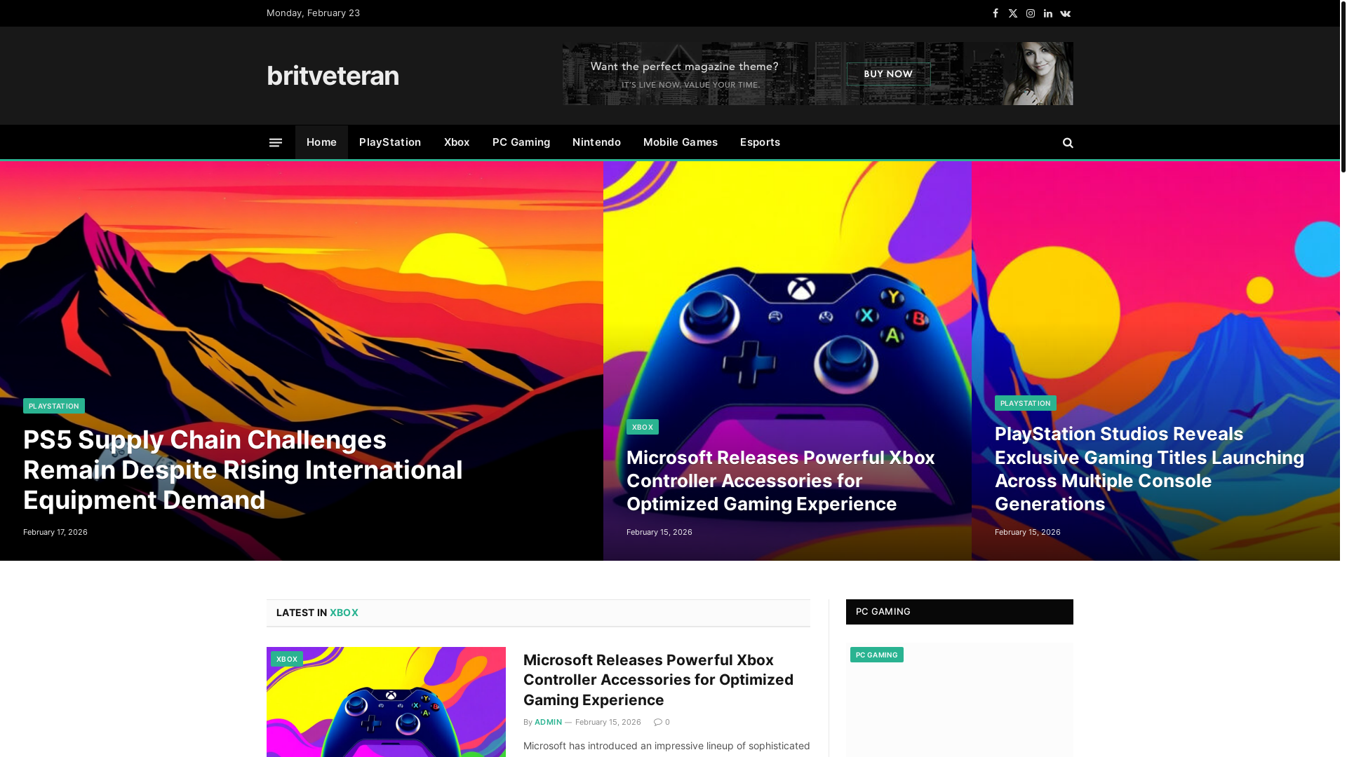 website screenshot of https://britveteran.co.uk/