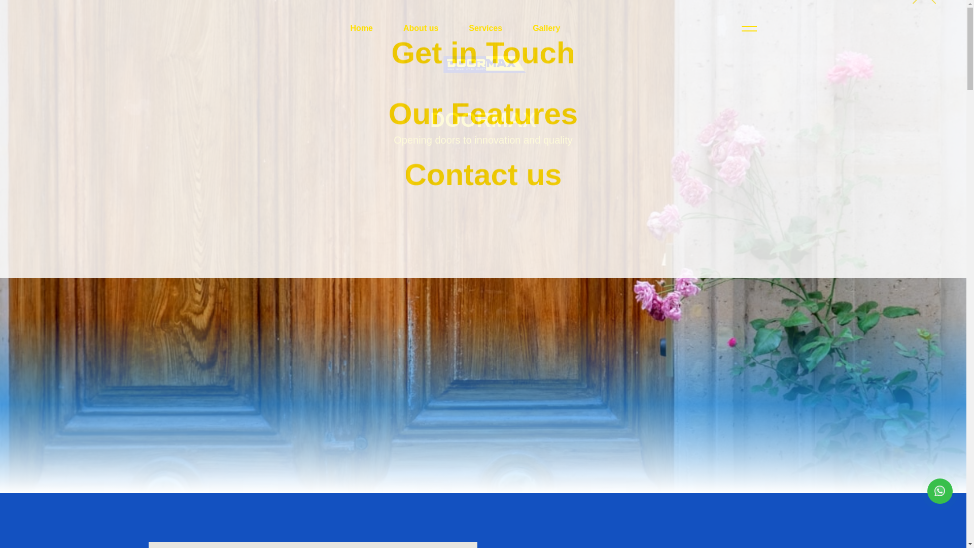 website screenshot of https://doormax.in/