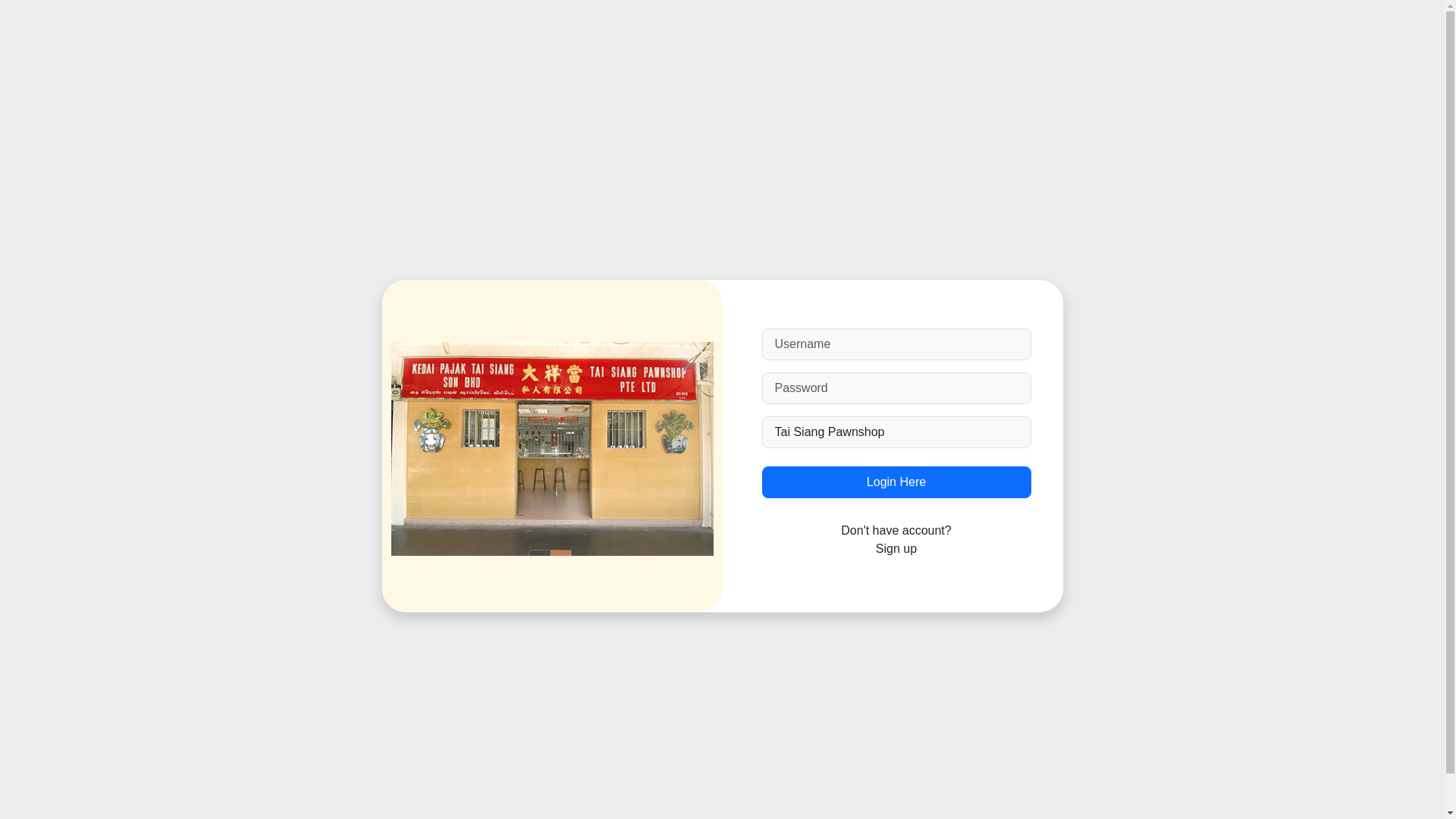 website screenshot of https://online-taisiang.com/