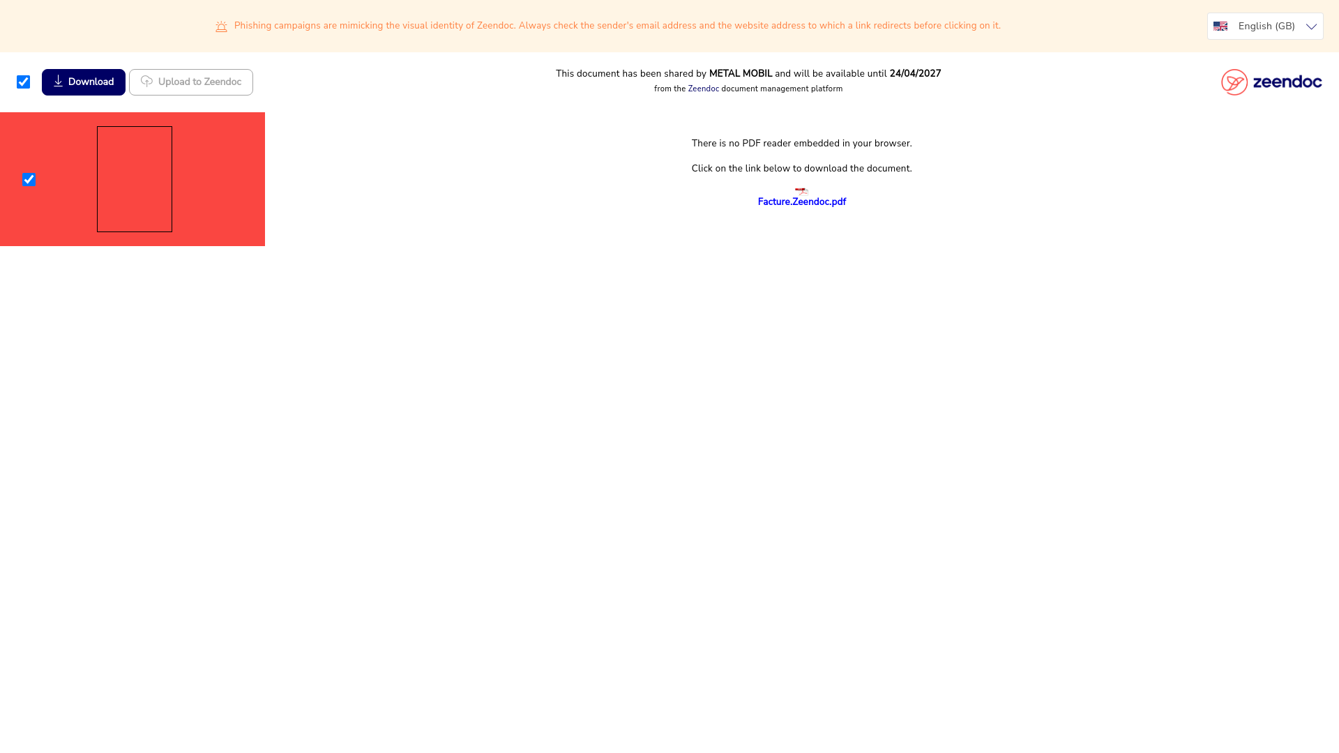 website screenshot of https://fra01.safelinks.protection.outlook.com/?url=https%3A%2F%2Farmoires.zeendoc.com%2F_Public%2FView%2FView.php%3FN_Partage%3D44642208%26Id%3Dxvfzjanpqh&data=05%7C02%7Ccybersecurity%40lisi-group.com%7C778ef9b909b3405373cd08dea1e1fdde%7C2da651fa07e94e1482253979c556c063%7C0%7C0%7C639126189147378448%7CUnknown%7CTWFpbGZsb3d8eyJFbXB0eU1hcGkiOnRydWUsIlYiOiIwLjAuMDAwMCIsIlAiOiJXaW4zMiIsIkFOIjoiTWFpbCIsIldUIjoyfQ%3D%3D%7C0%7C%7C%7C&sdata=XtggcHgLw%2F9MBvIJyR94njyfHgL36uA05iv%2BQ1klUu0%3D&reserved=0