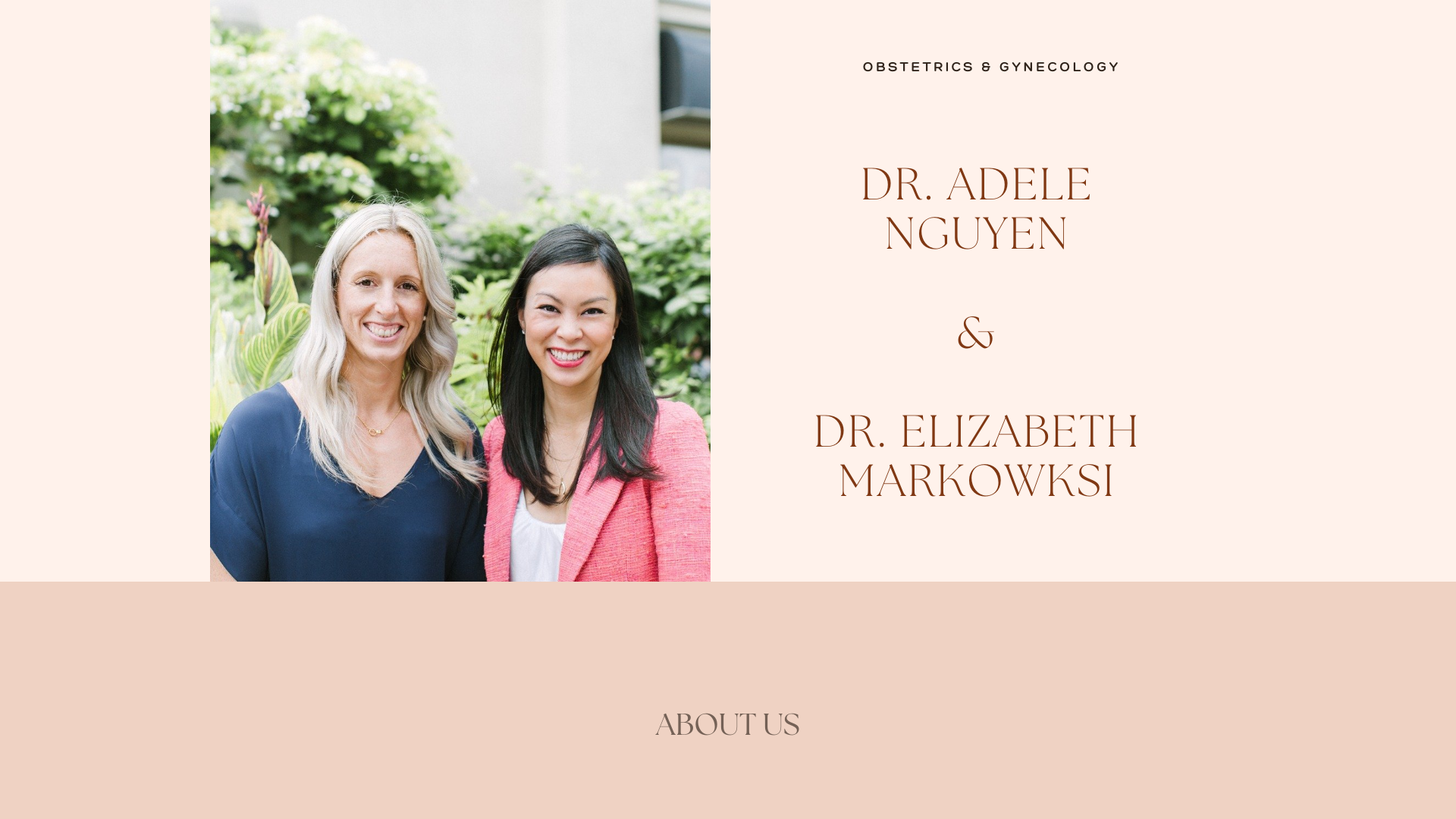 website screenshot of https://brantobgyn.com/