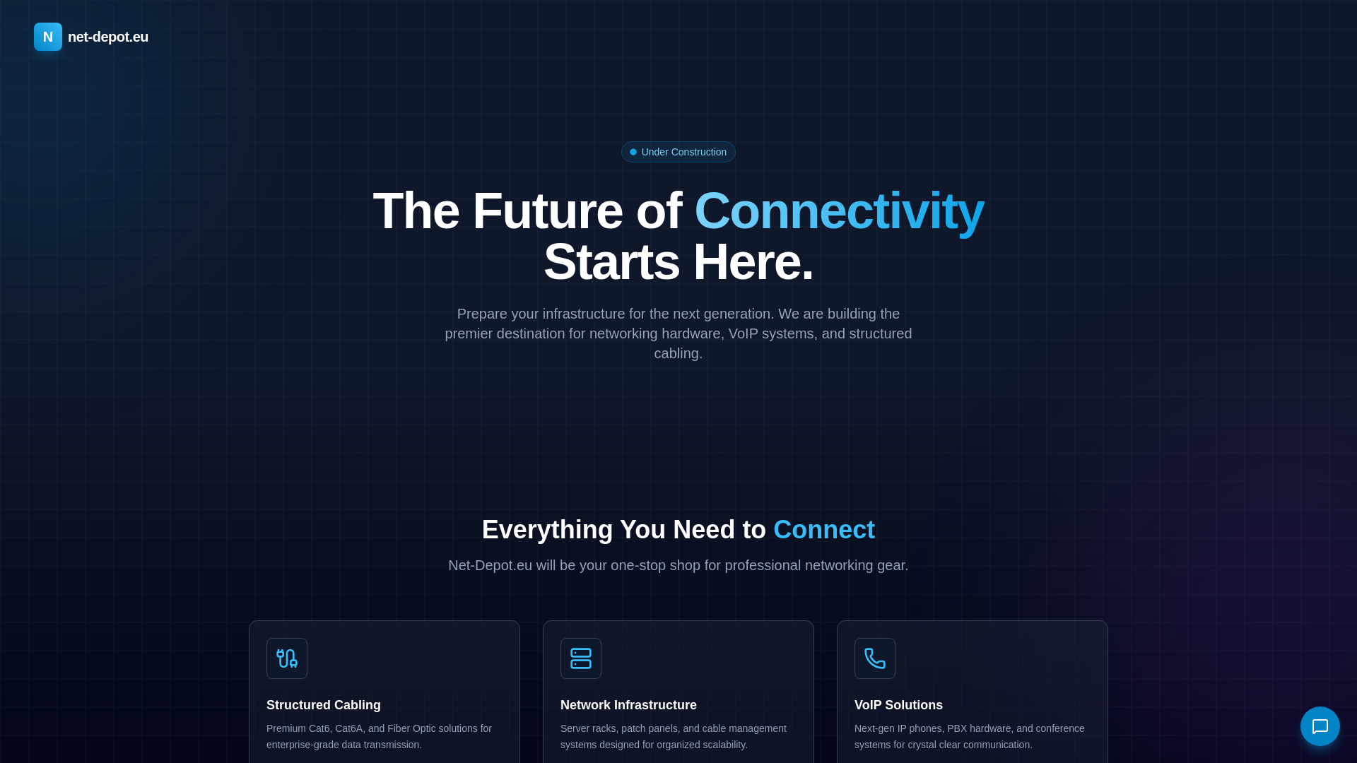 website screenshot of https://net-depot-website-5p5.pages.dev/