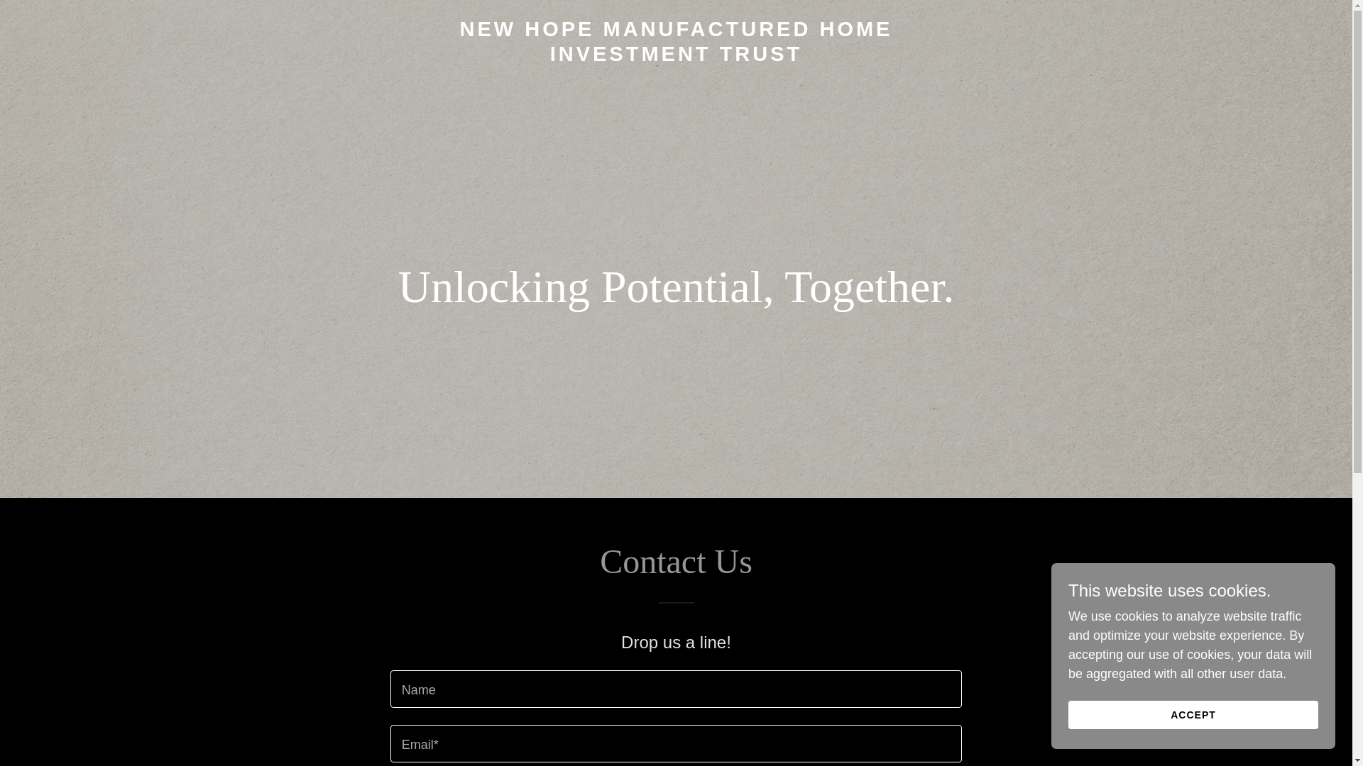 website screenshot of https://newhopetrust.ca/