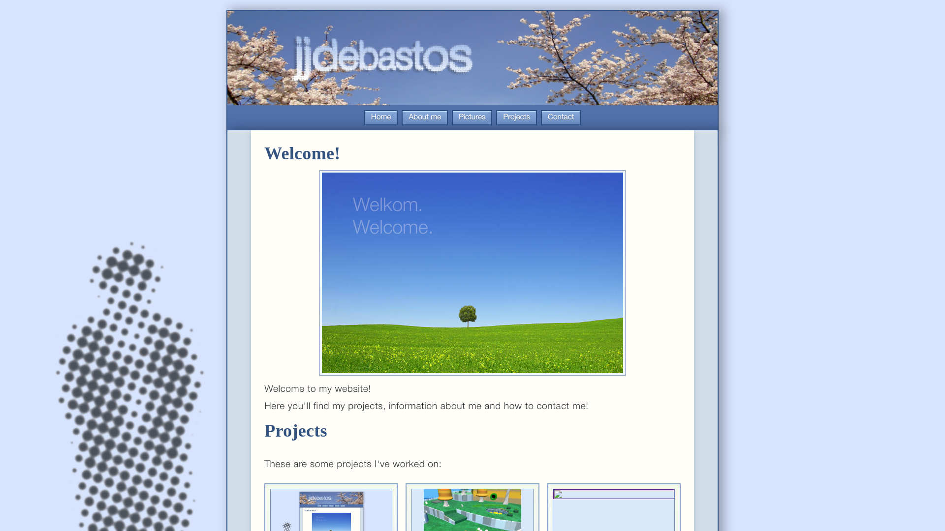 website screenshot of https://jjdebastos.com