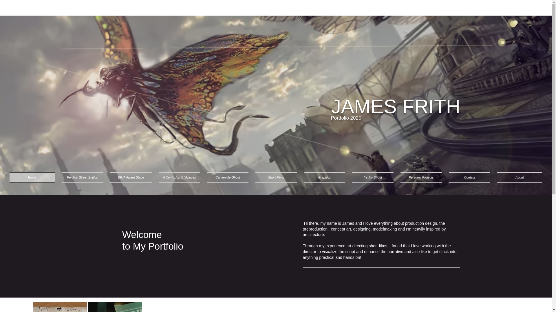website screenshot of https://jamesfrithdesign.co.uk/
