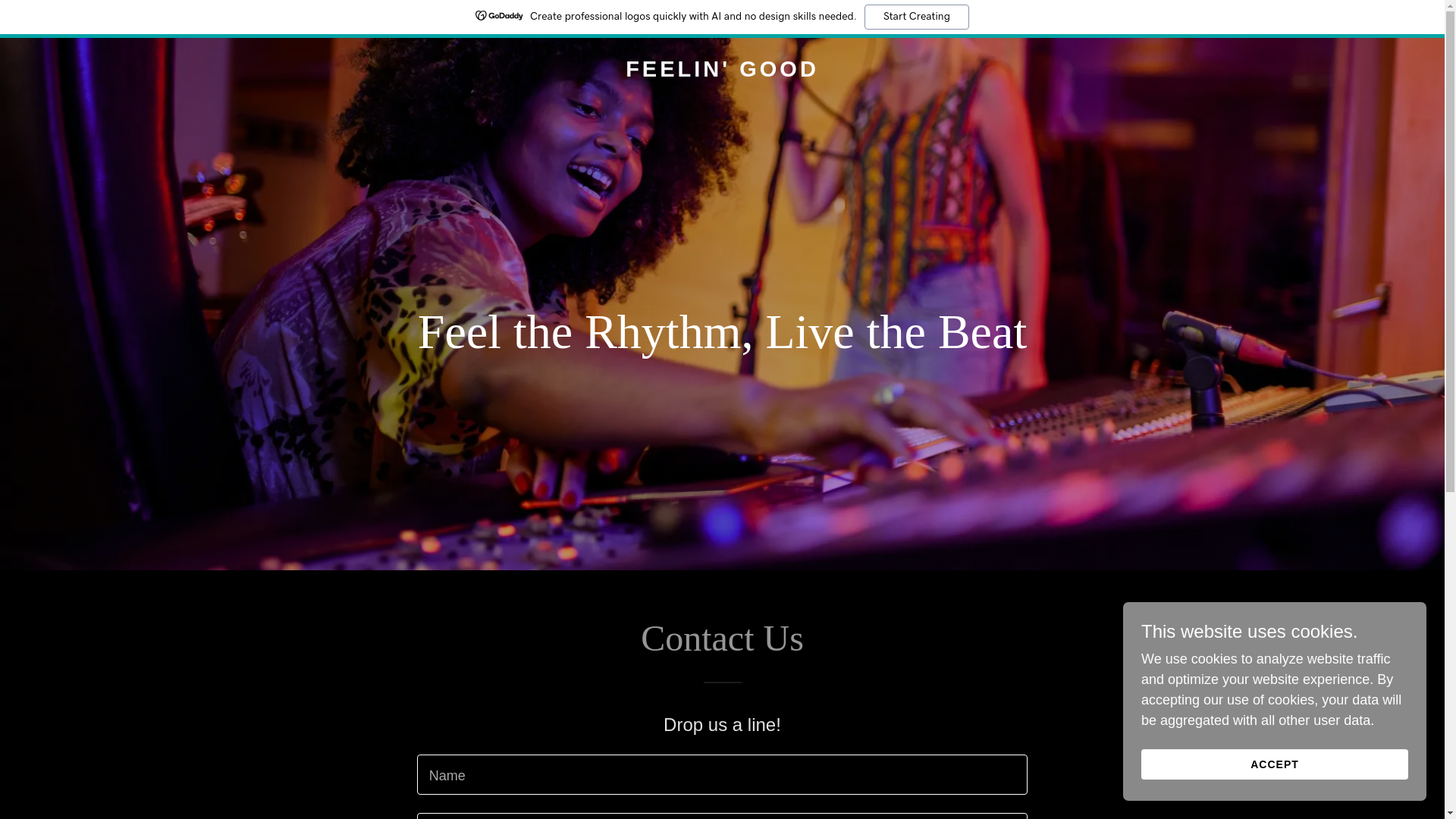 website screenshot of https://radishdance.com/