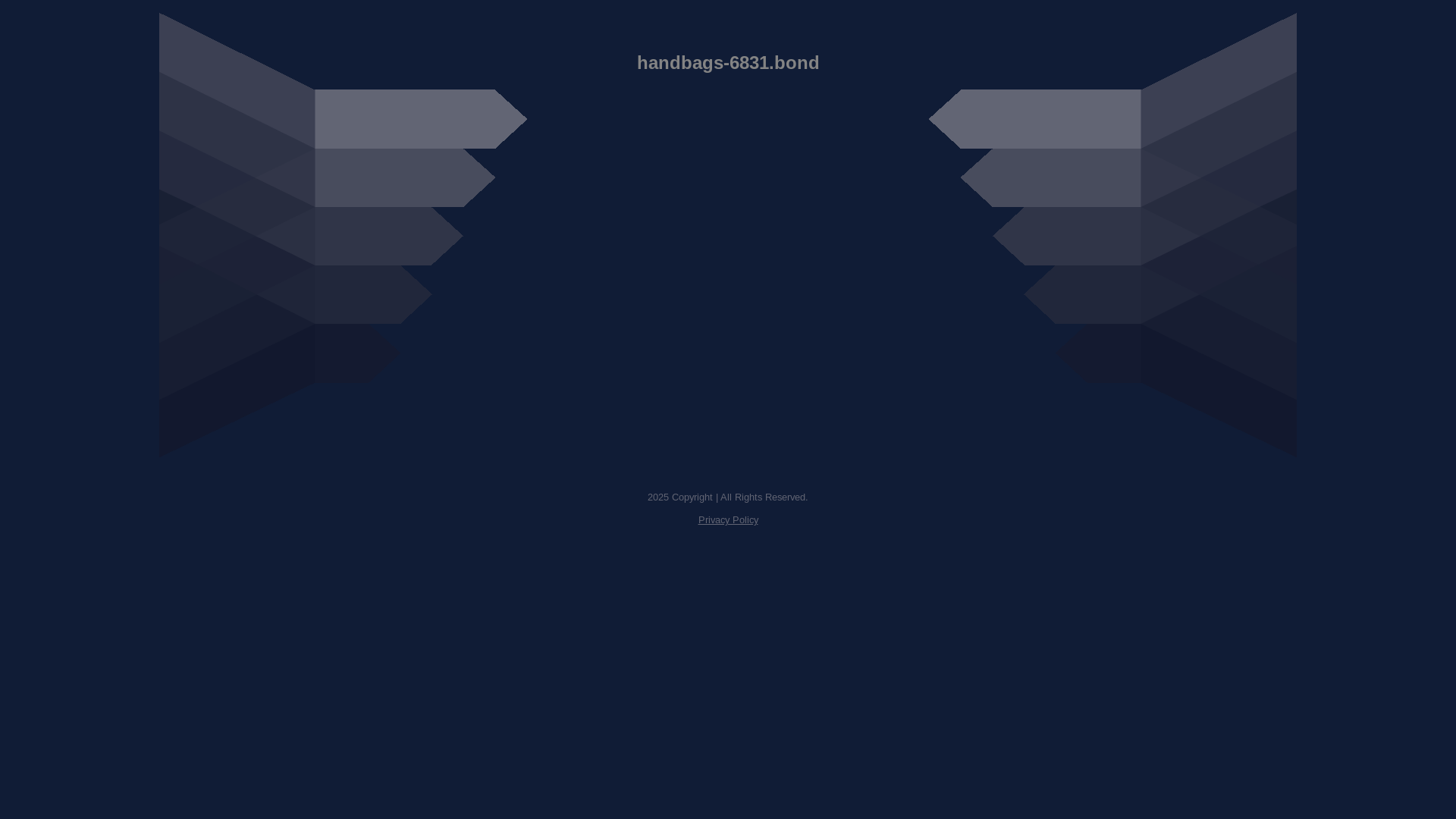website screenshot of https://handbags-6831.bond/