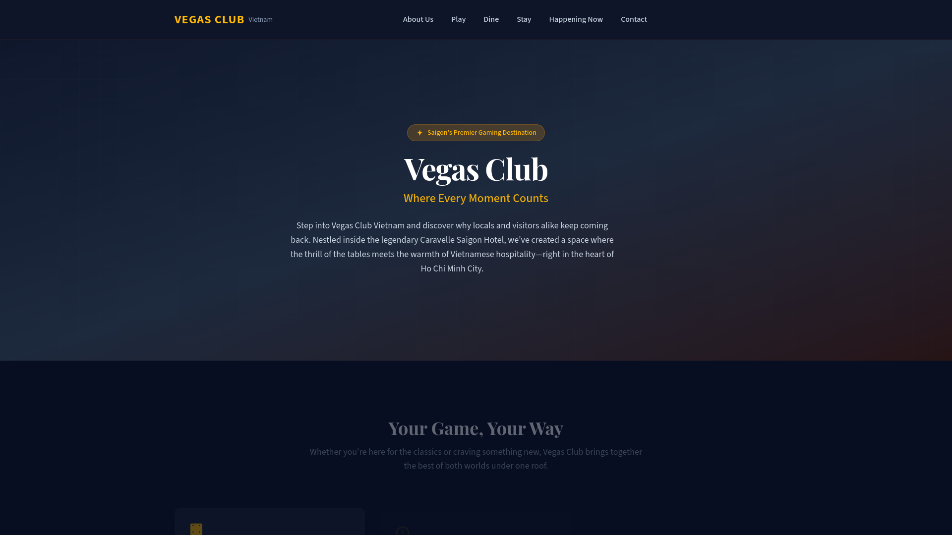 website screenshot of https://vegasclubvn.pages.dev/
