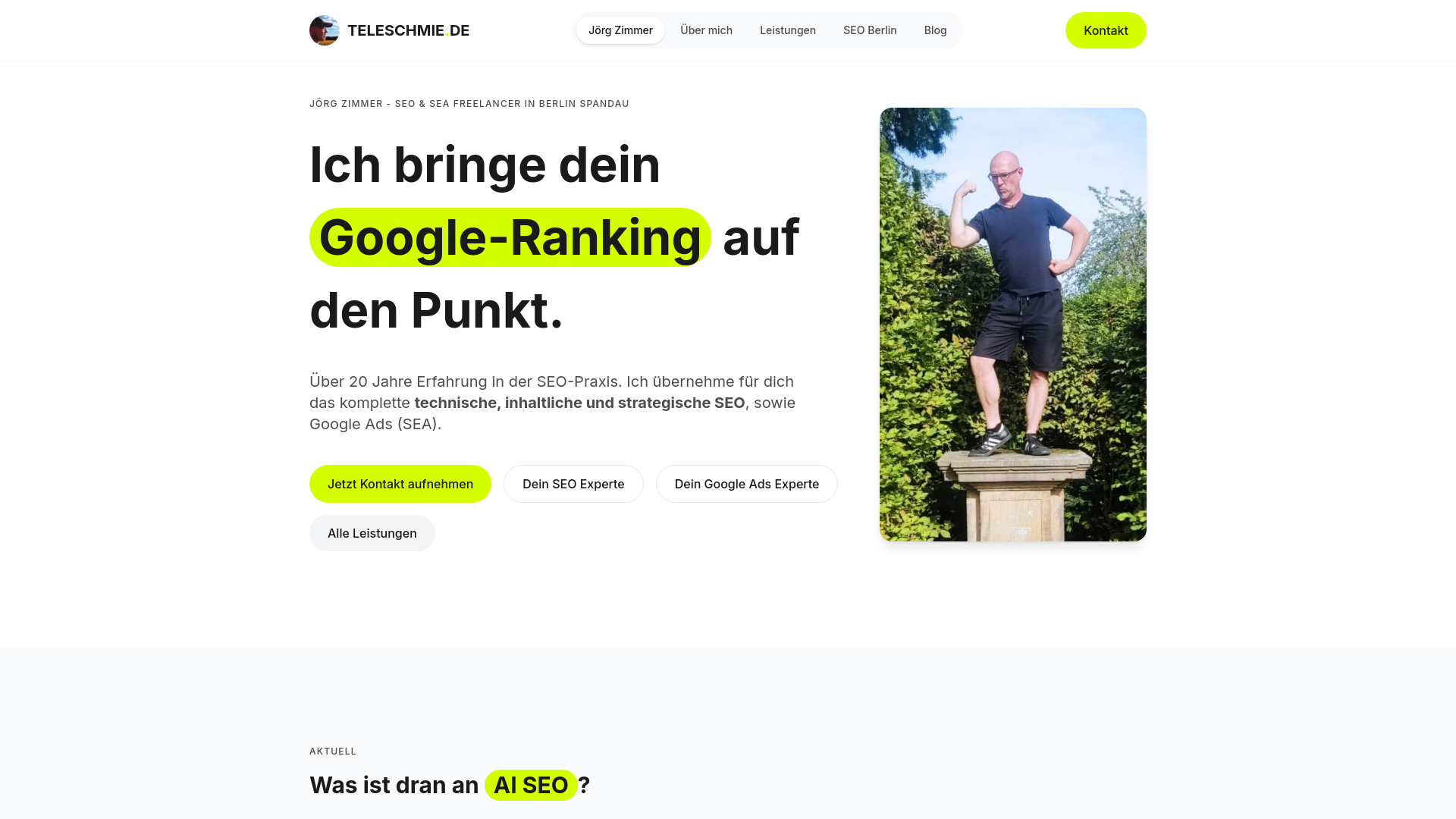 website screenshot of https://teleschmie.de/