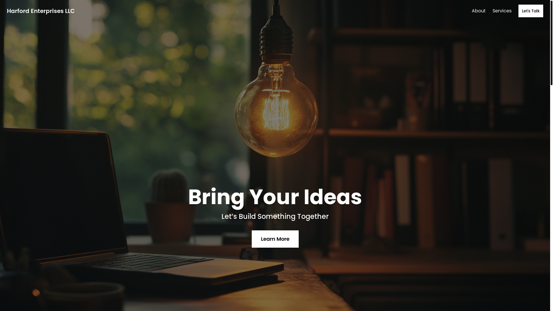 website screenshot of https://harford-enterprises.pages.dev/