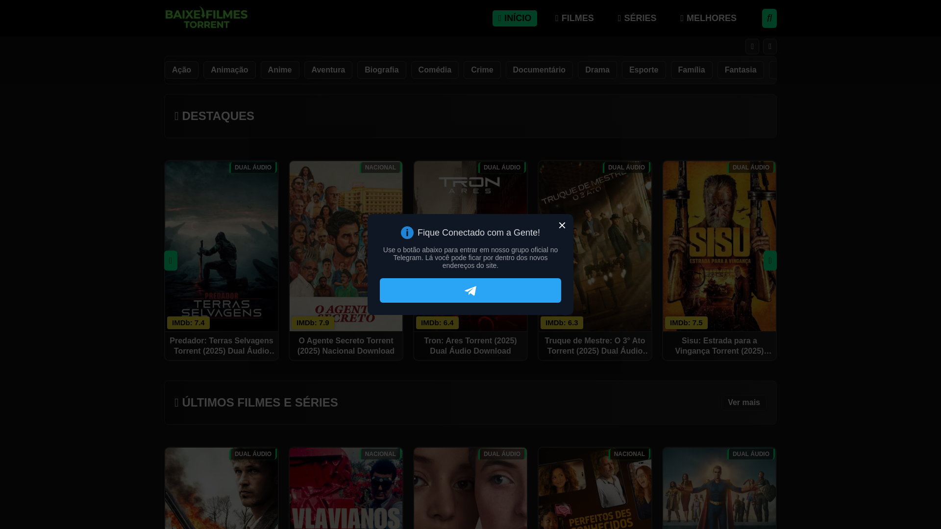 website screenshot of https://baixefilmestorrenthd.org