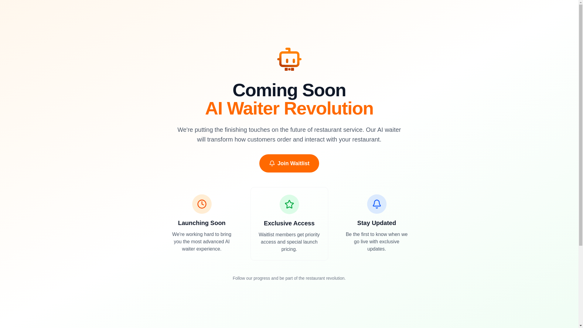 website screenshot of https://aiwaiter.app/