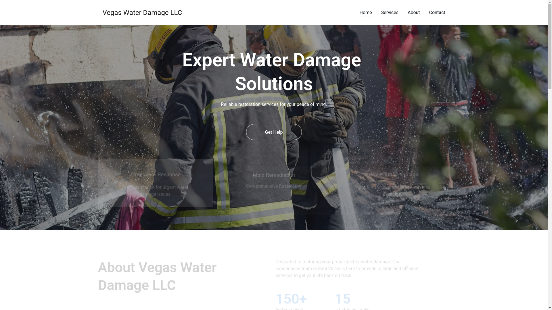 website screenshot of https://vegaswaterdamagellc.site/