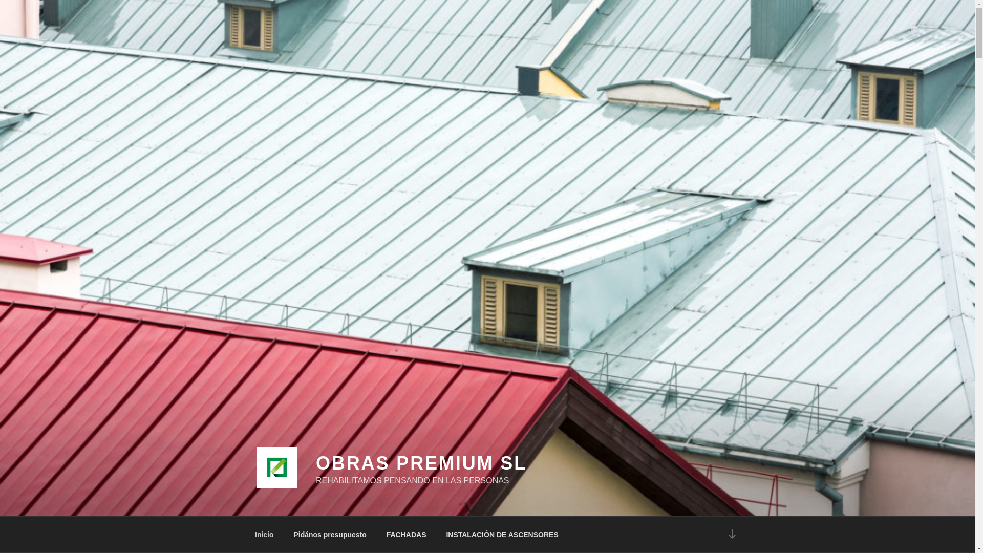 website screenshot of https://obraspremium.es/