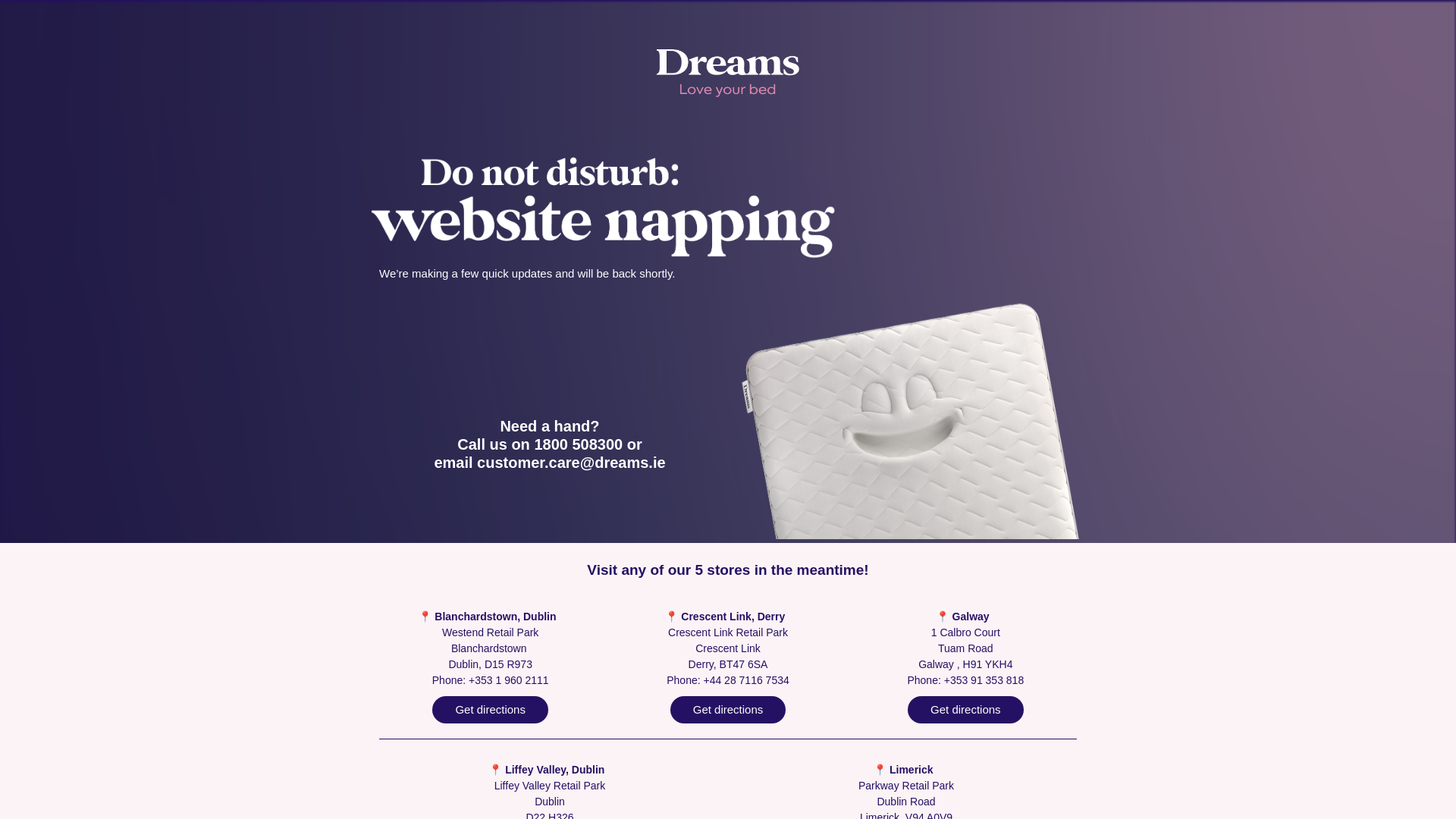 website screenshot of https://dreams-maintainence.pages.dev/