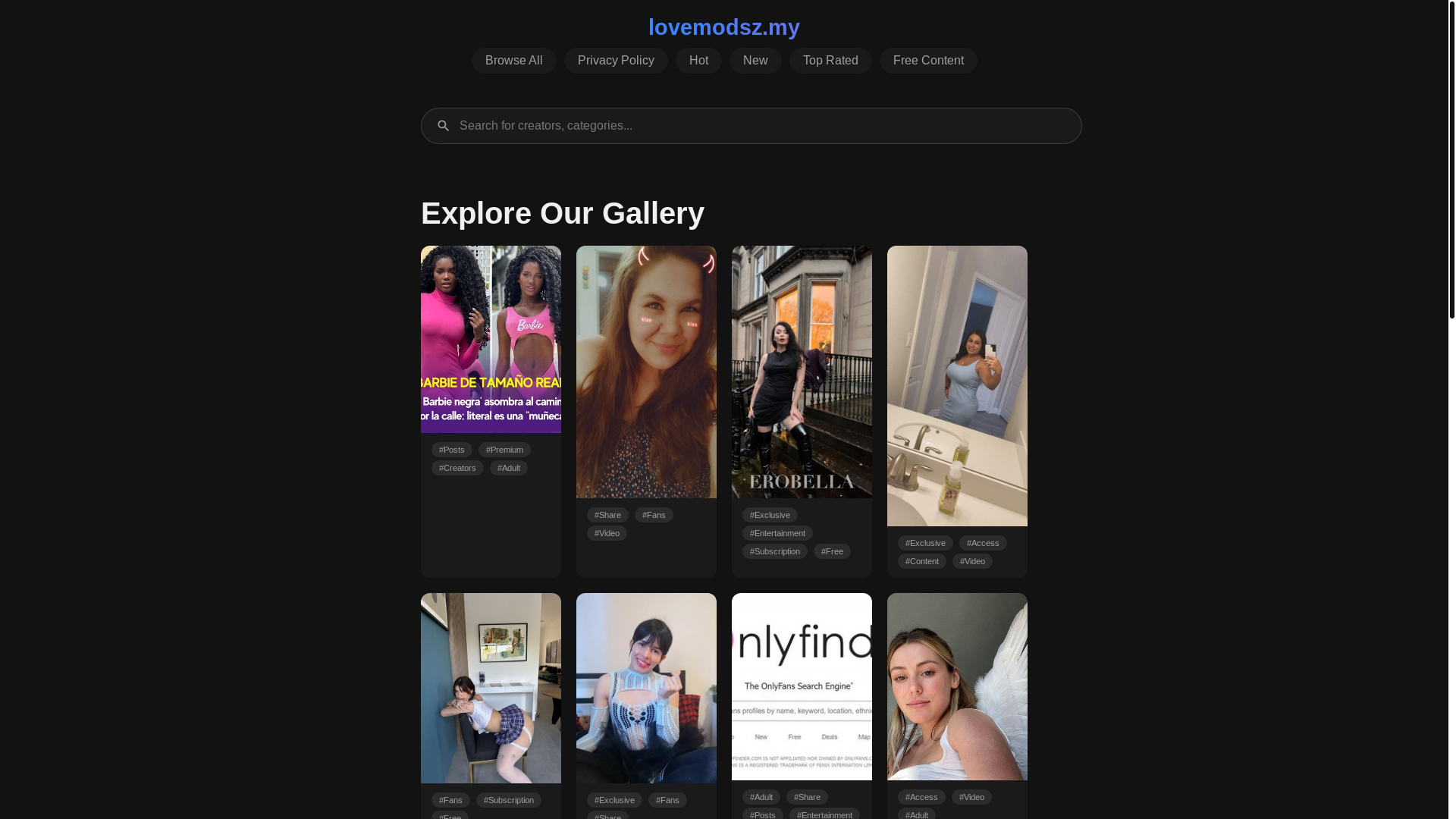 website screenshot of https://lovemodsz.my/