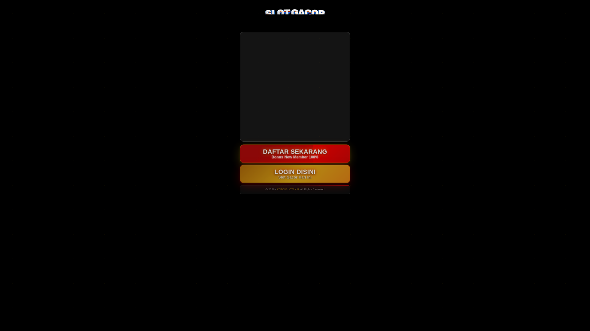 website screenshot of https://koboislot1xjp.live/