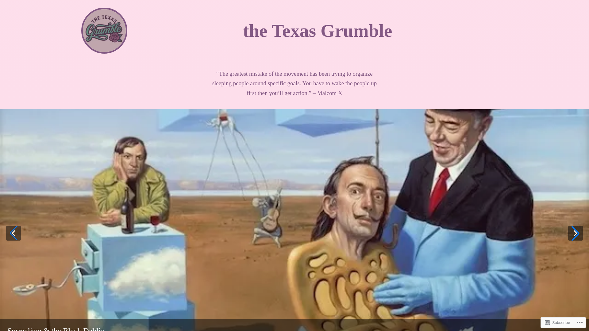 website screenshot of https://texasgrumble.com