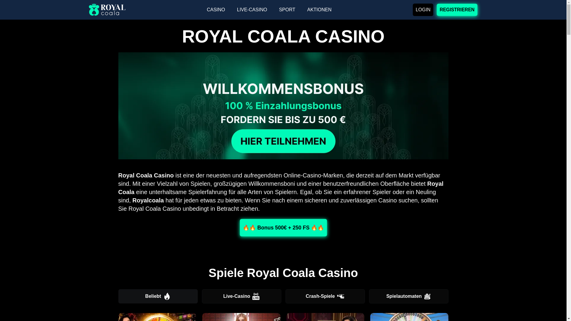 website screenshot of https://royalcoala-de-9797.pages.dev/