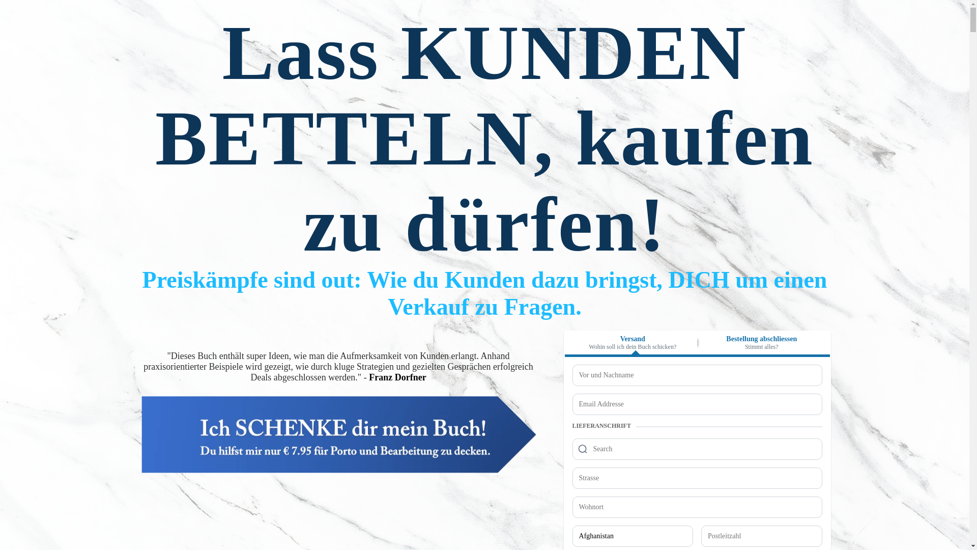 website screenshot of https://lass-kunden-betteln.de/