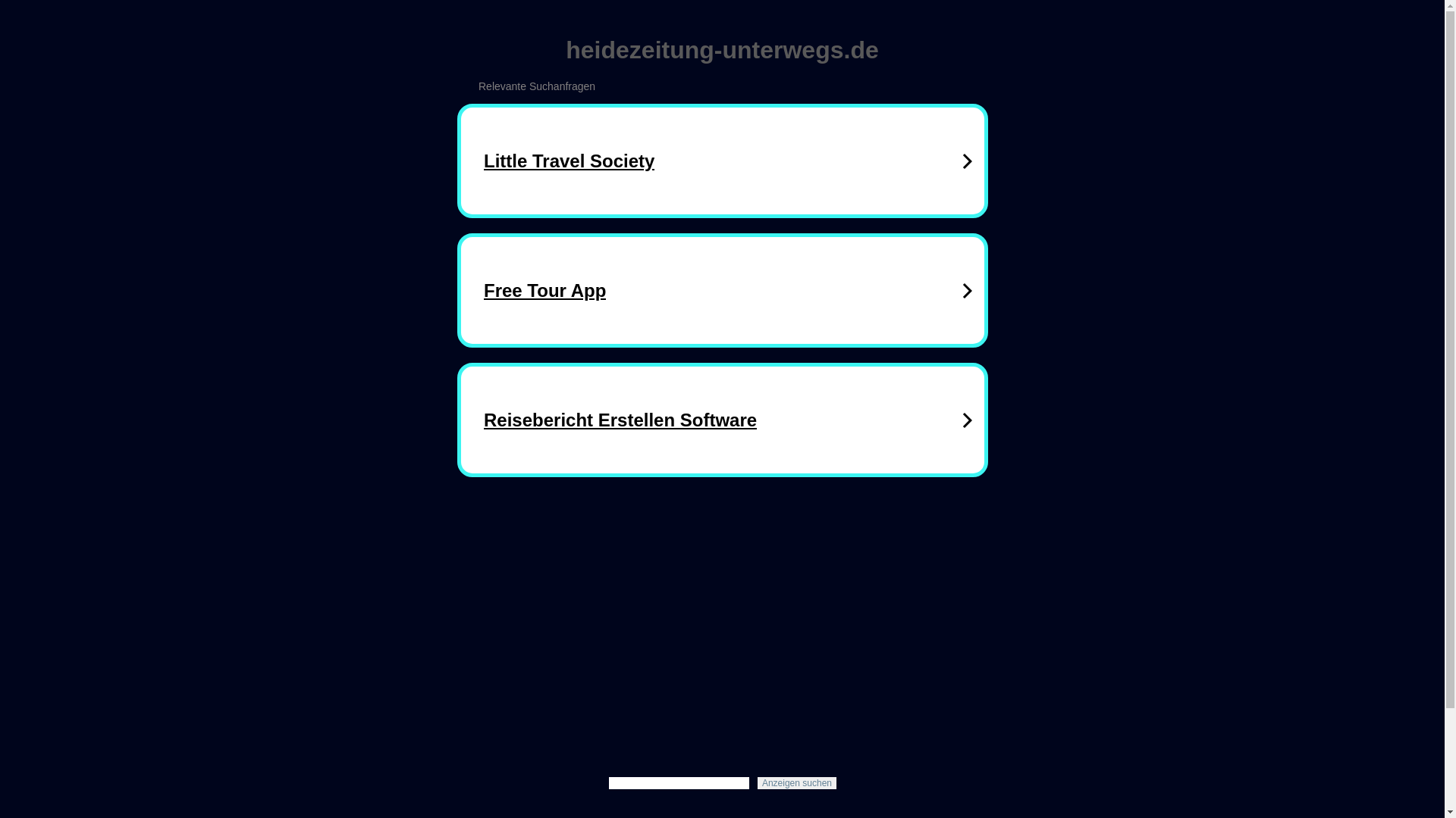 website screenshot of https://heidezeitung-unterwegs.de/