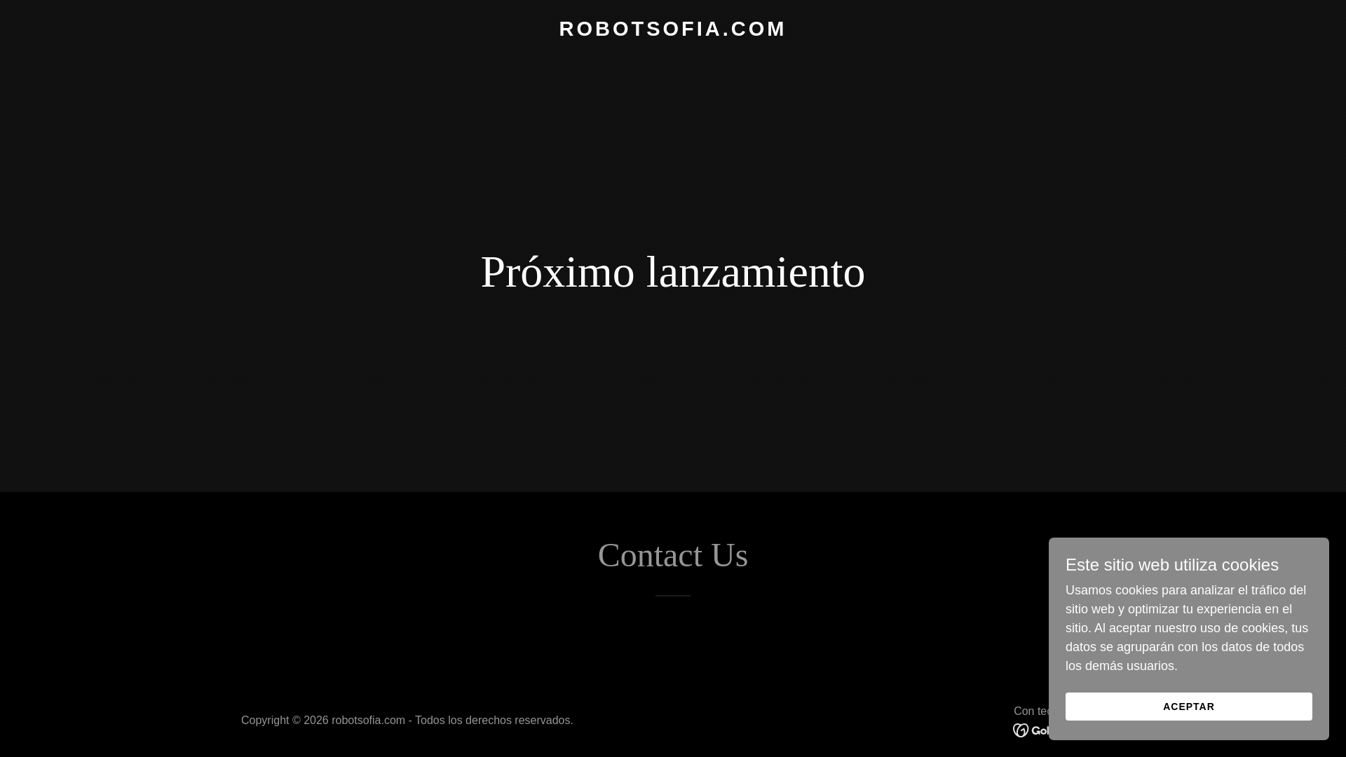 website screenshot of https://robotsofia.com/