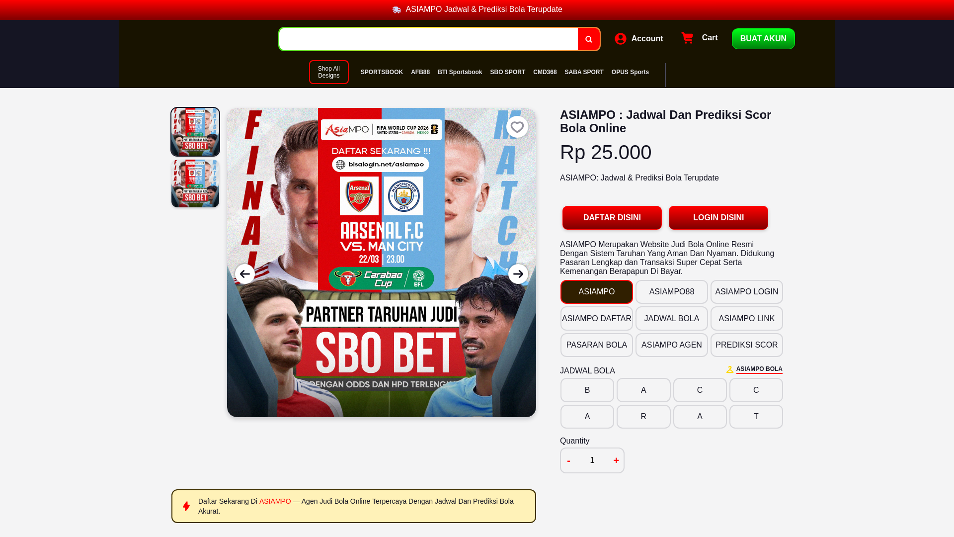 website screenshot of https://jadwal-bola88.pages.dev/