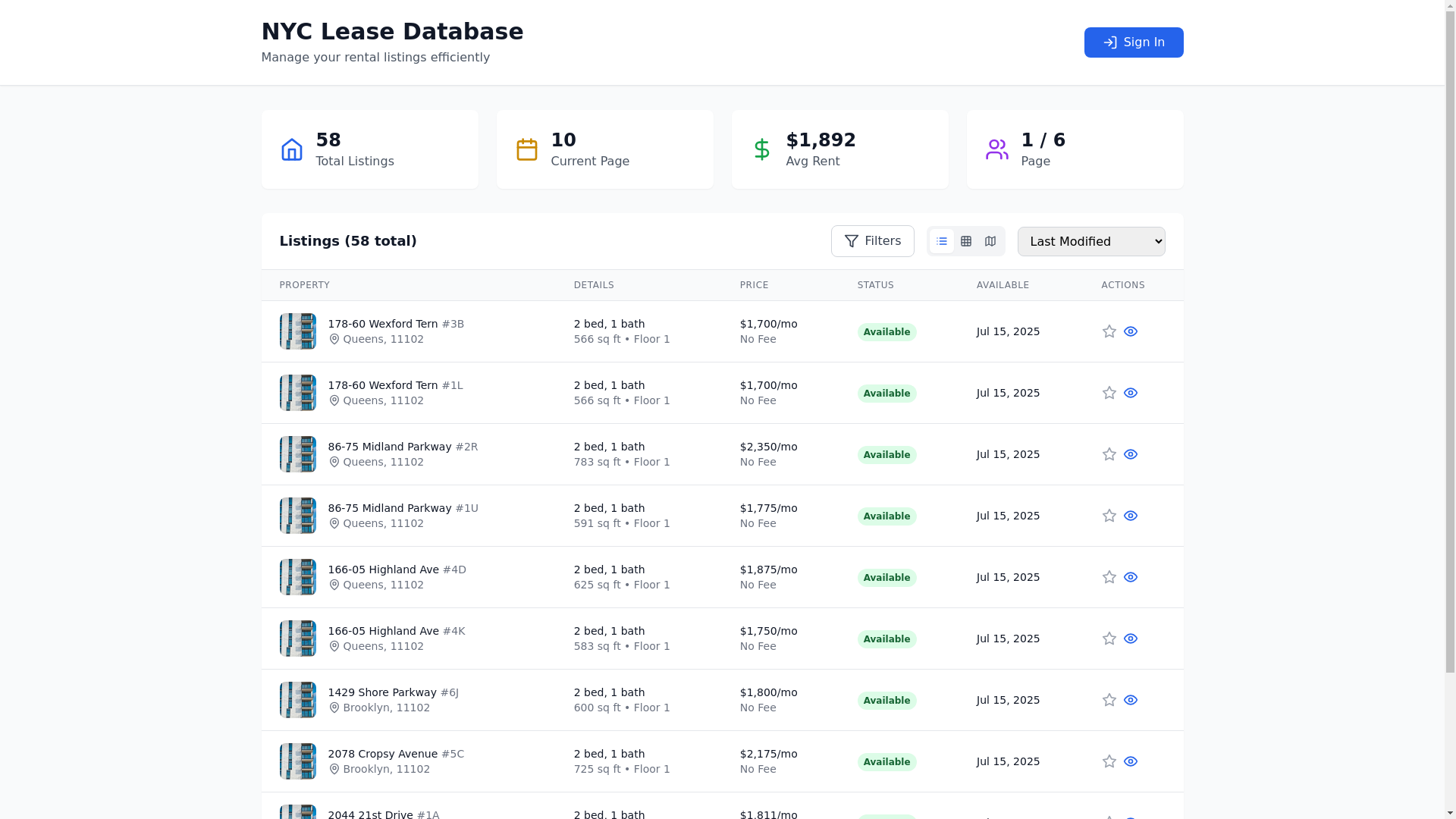 website screenshot of https://leasehubnyc.com/