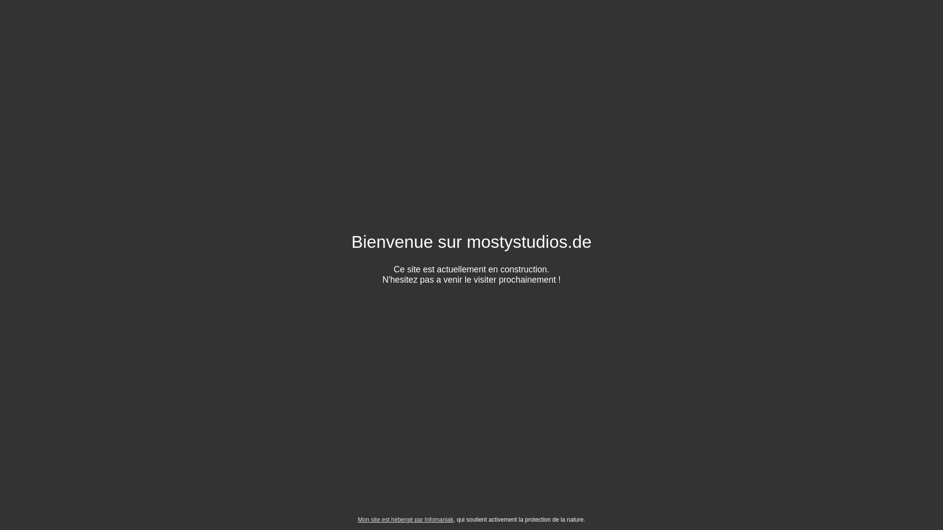 website screenshot of https://mostystudios.de/