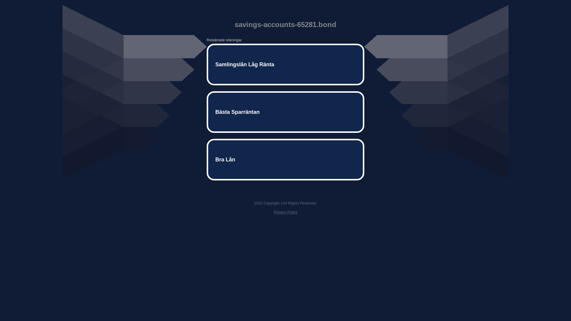 website screenshot of https://savings-accounts-65281.bond/
