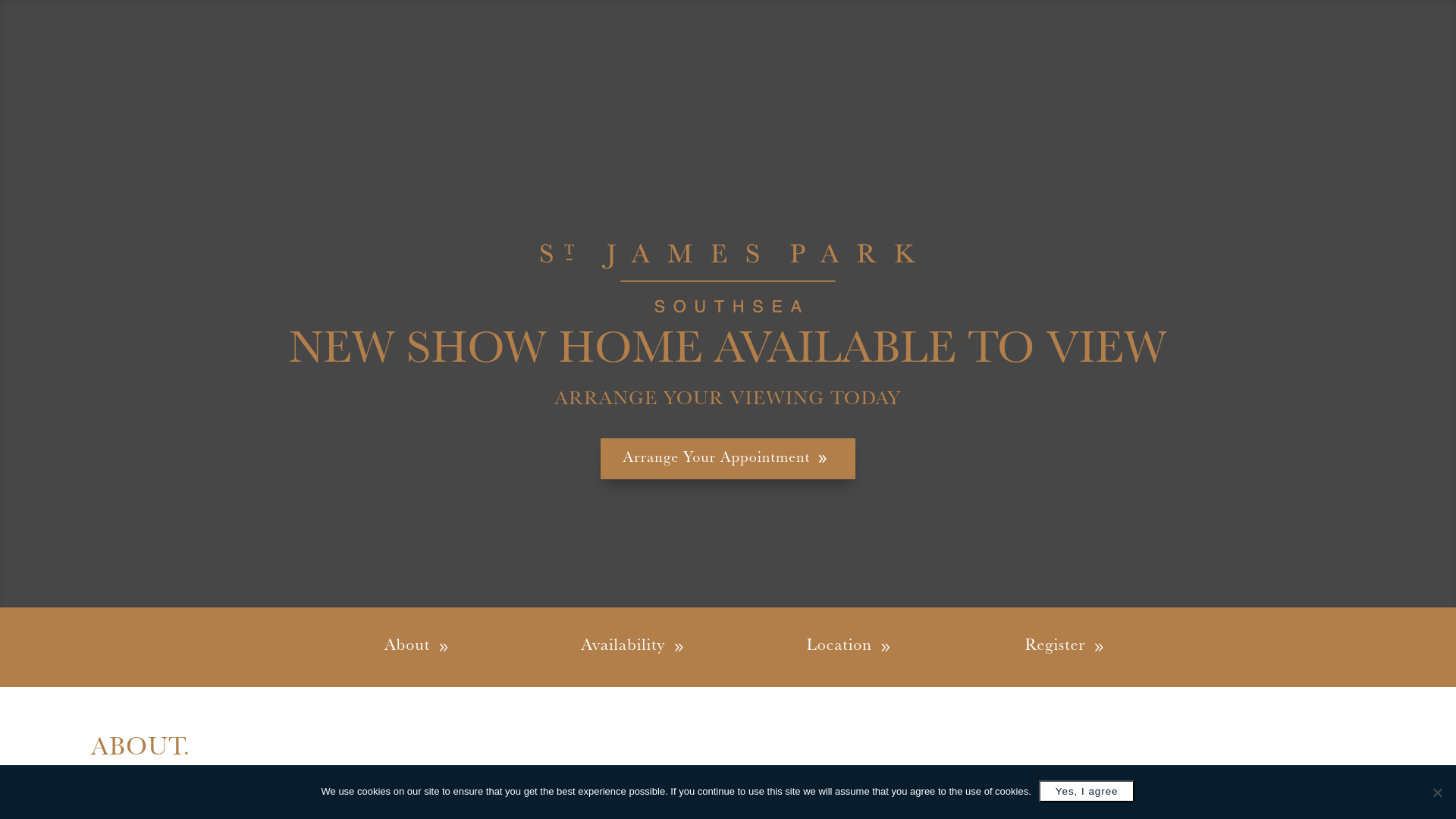 website screenshot of https://stjamesliving.co.uk