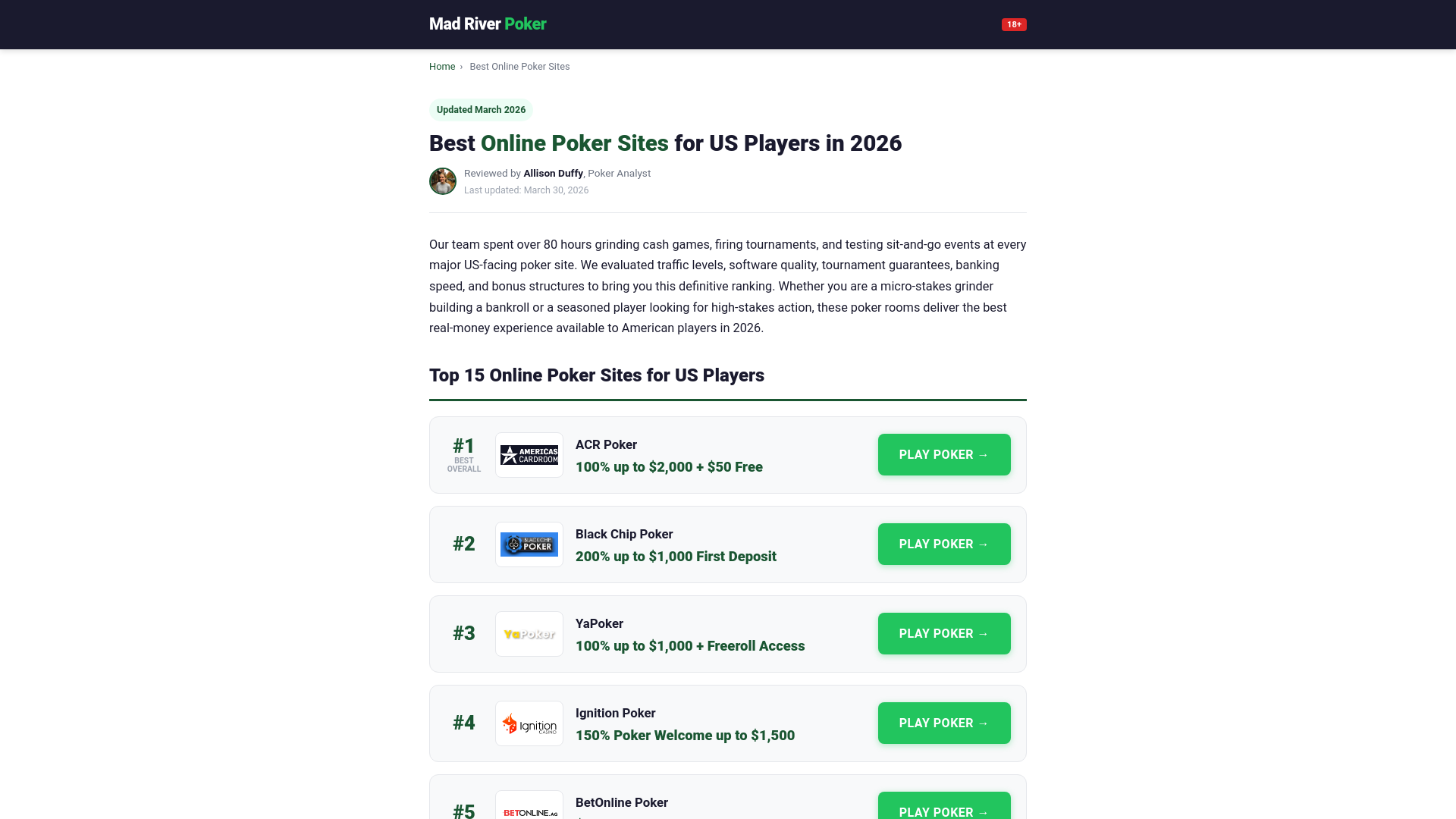 website screenshot of https://madriverpoker-com.pages.dev/