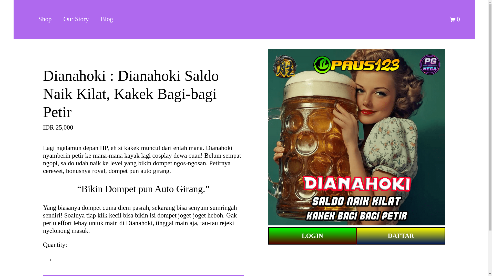 website screenshot of https://dianahoki.net/