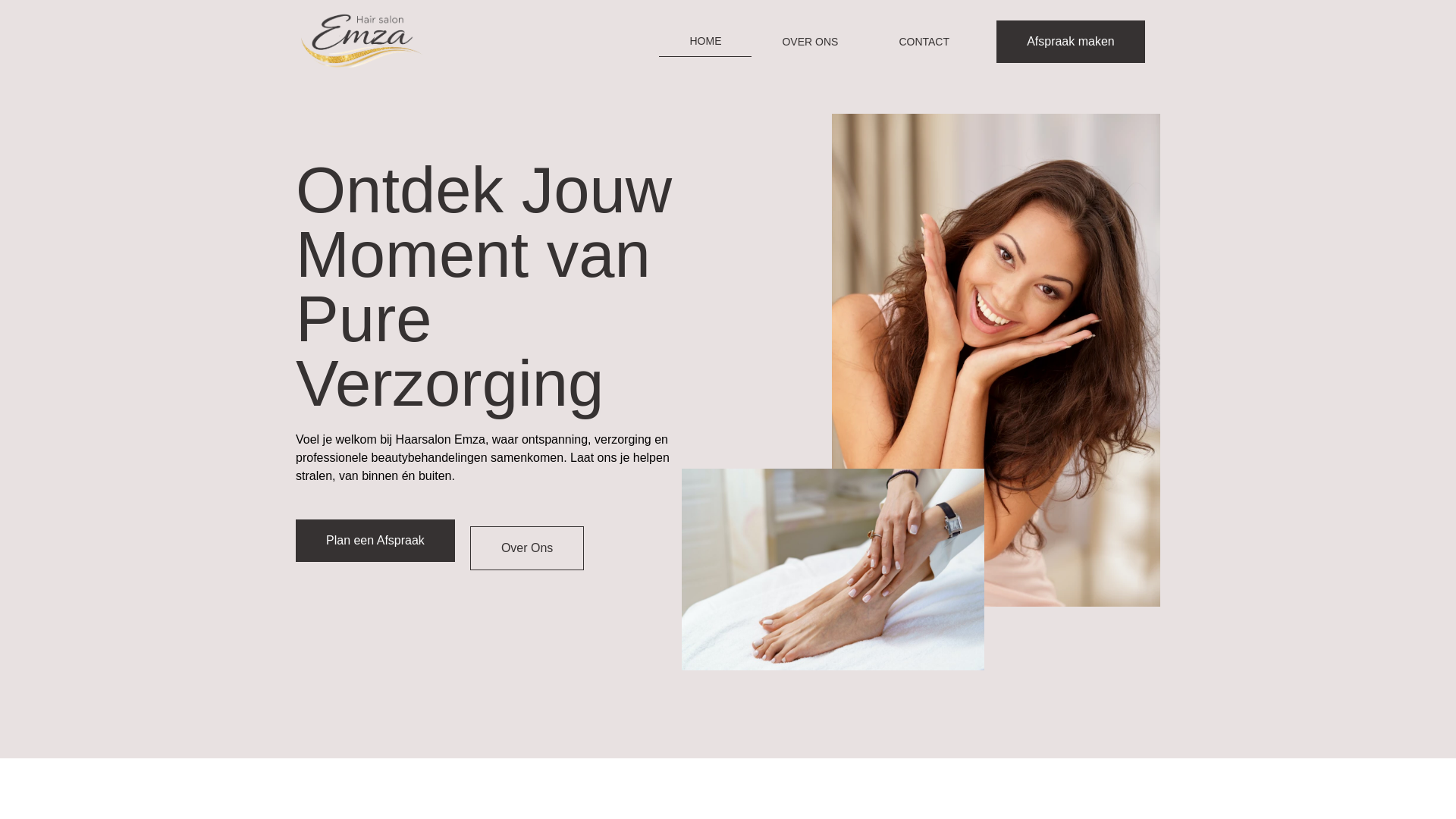 website screenshot of https://haarsalonemza.pages.dev/