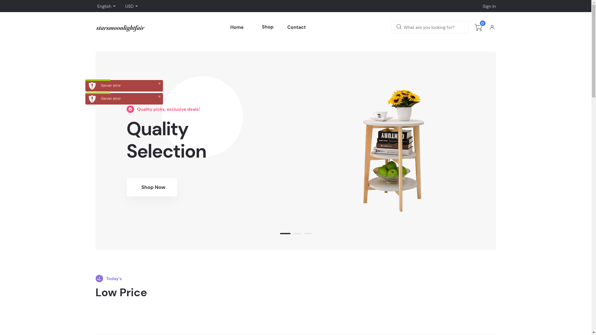 website screenshot of https://starsmoonlightfair.pages.dev/