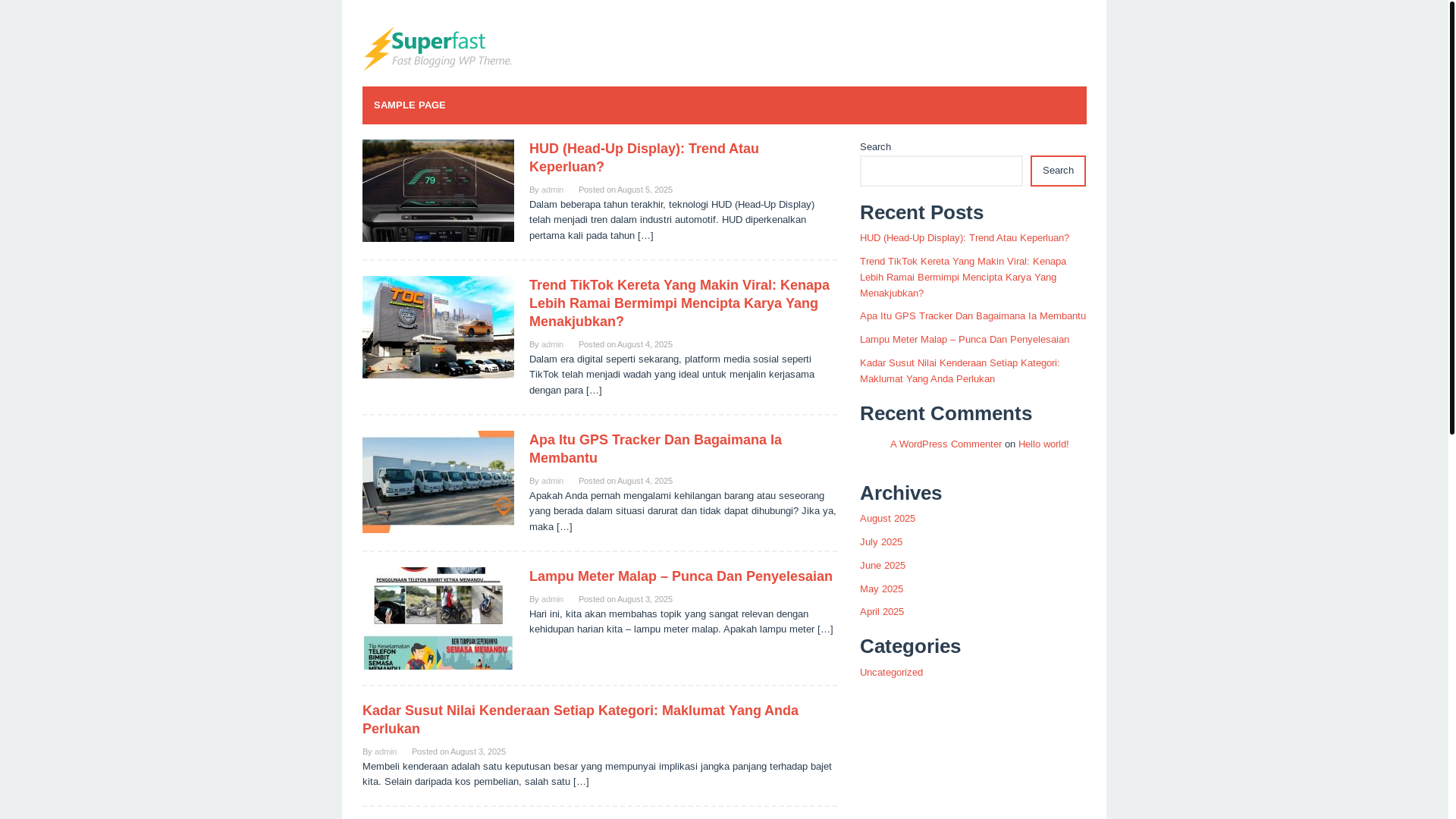 website screenshot of https://menuanda.web.id/