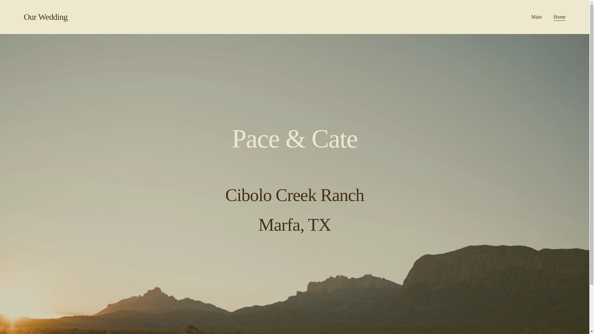 website screenshot of https://paceandcate.com/