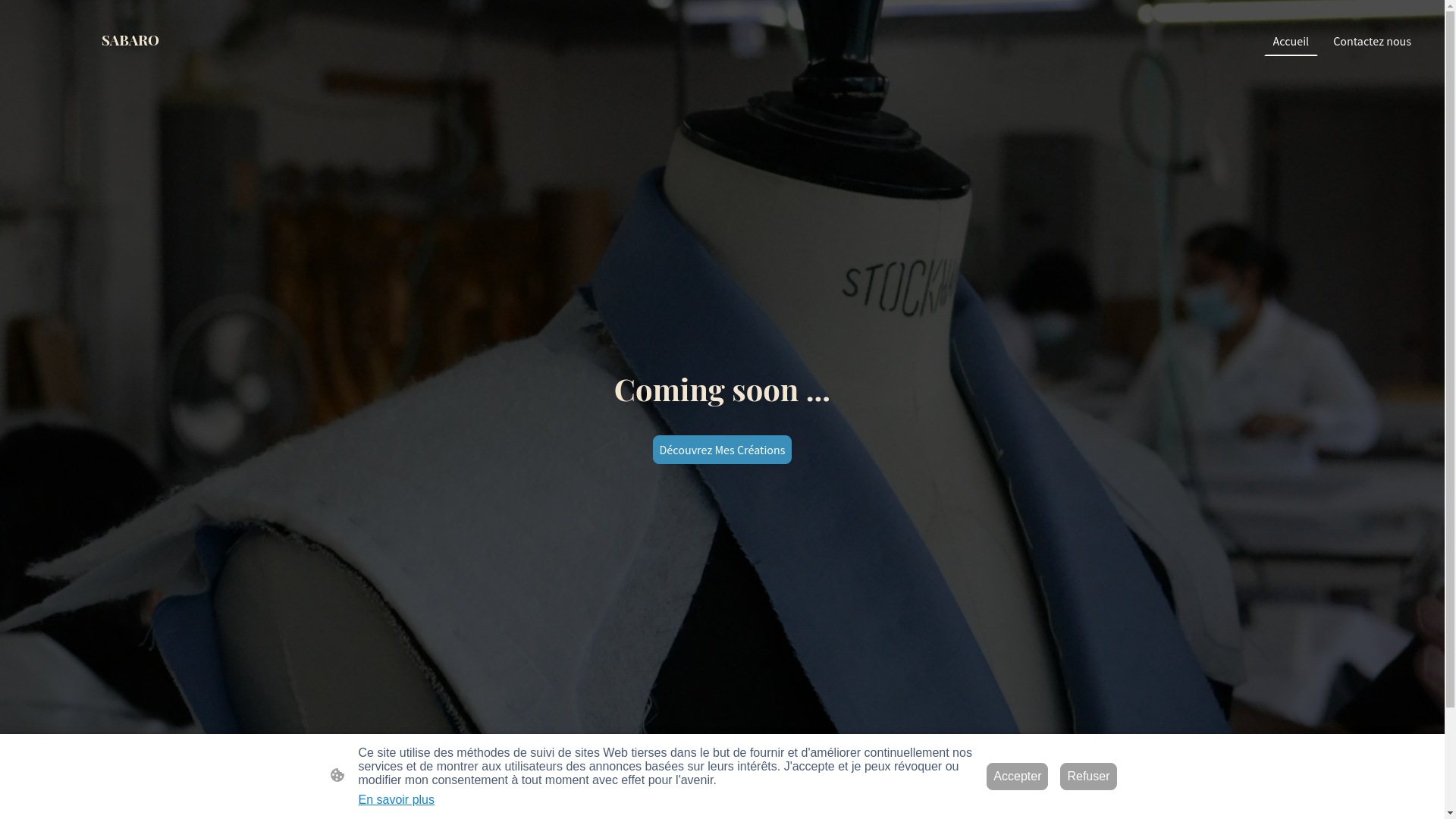 website screenshot of https://sabaro.ch/