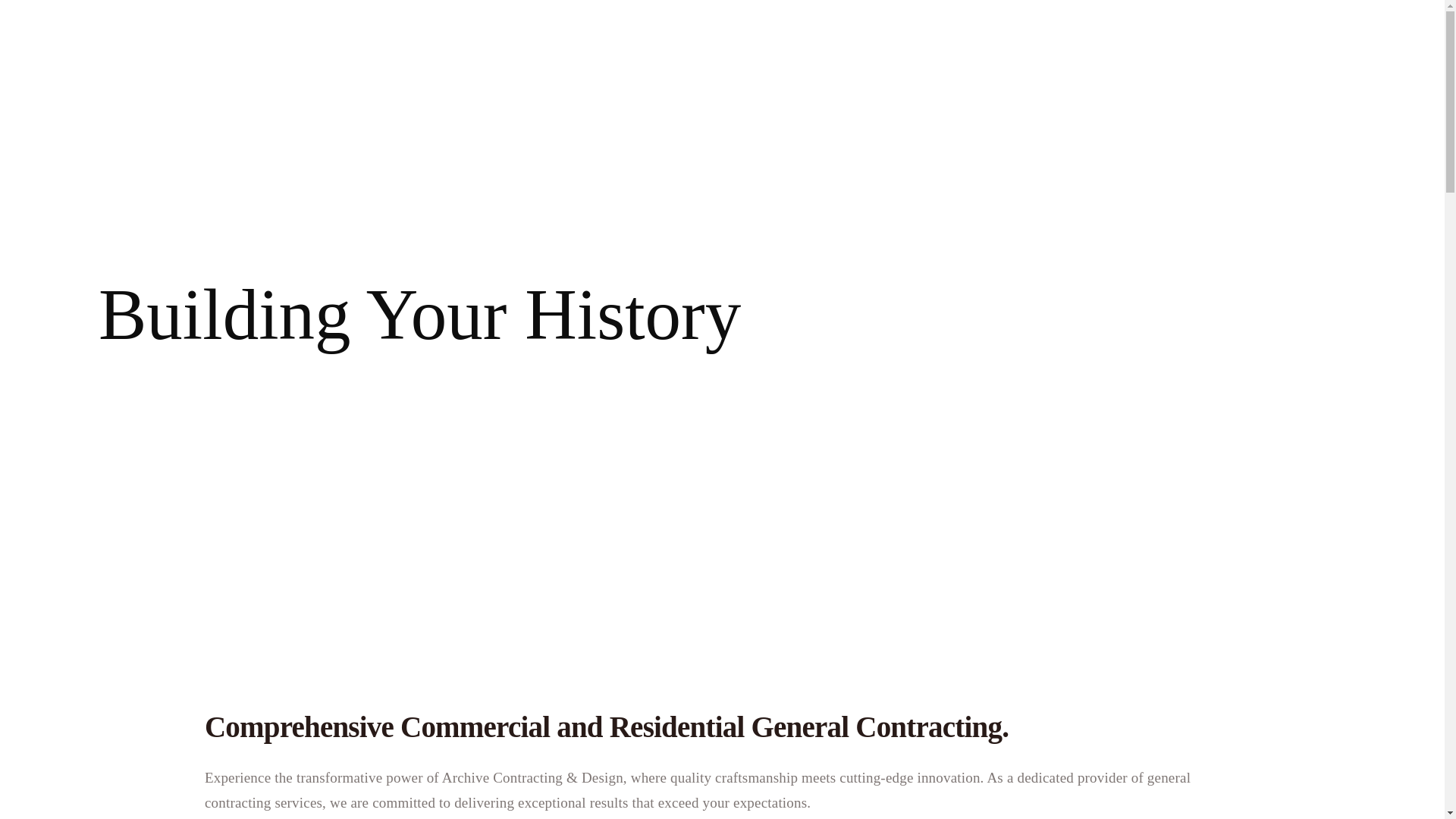 website screenshot of https://thearchivegroup.ca/