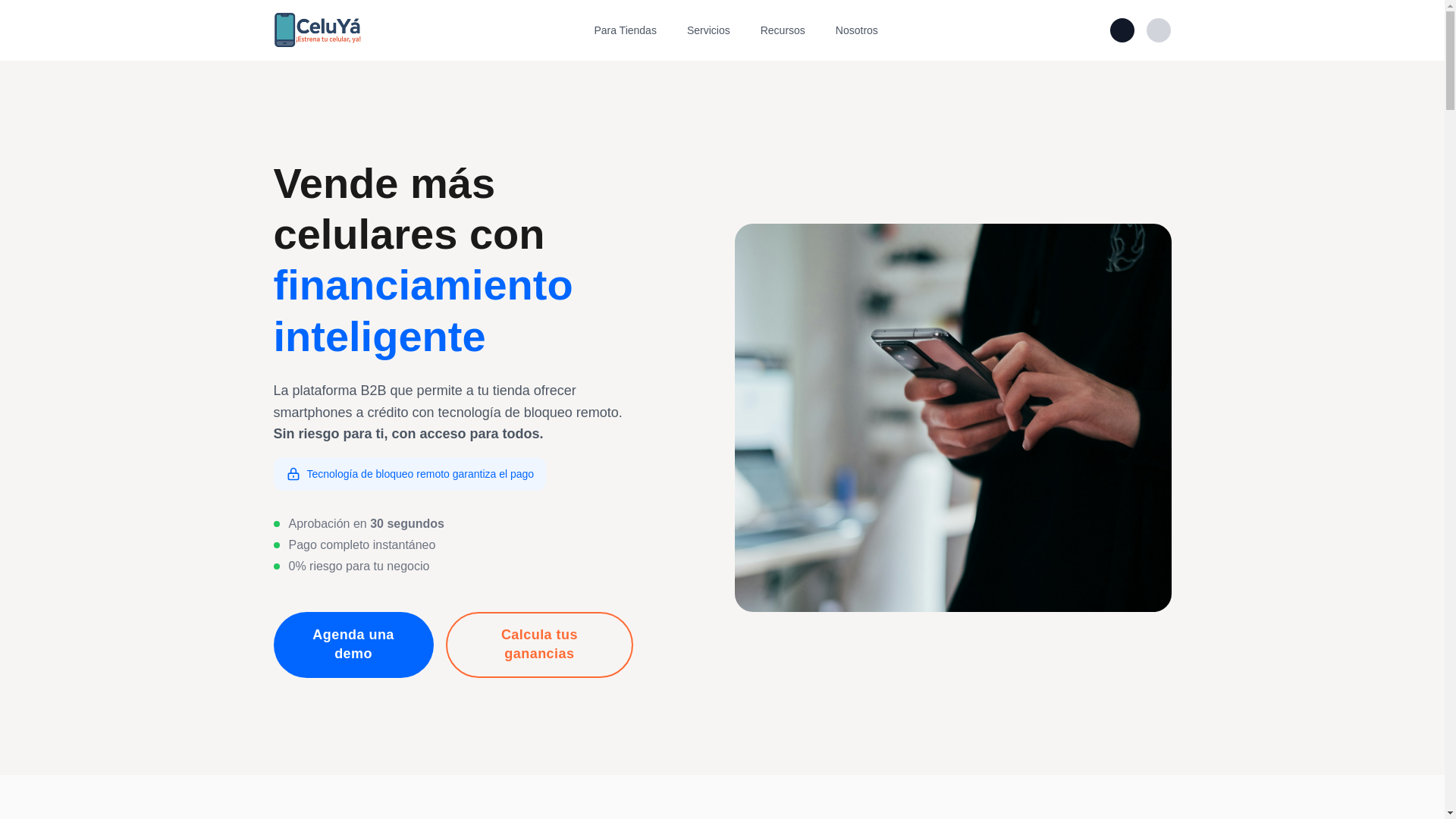 website screenshot of https://celuya.pages.dev/
