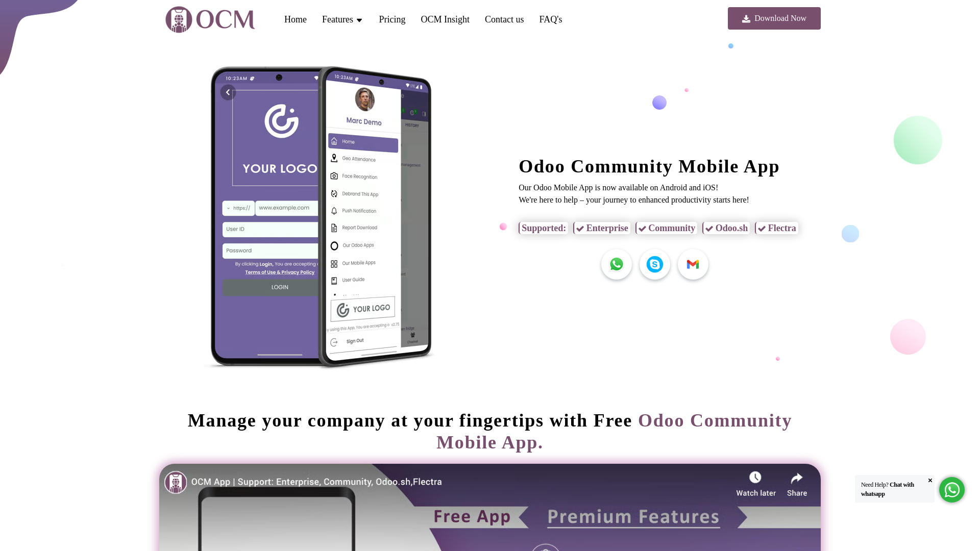 website screenshot of https://kits-ocm-angular-build.pages.dev/