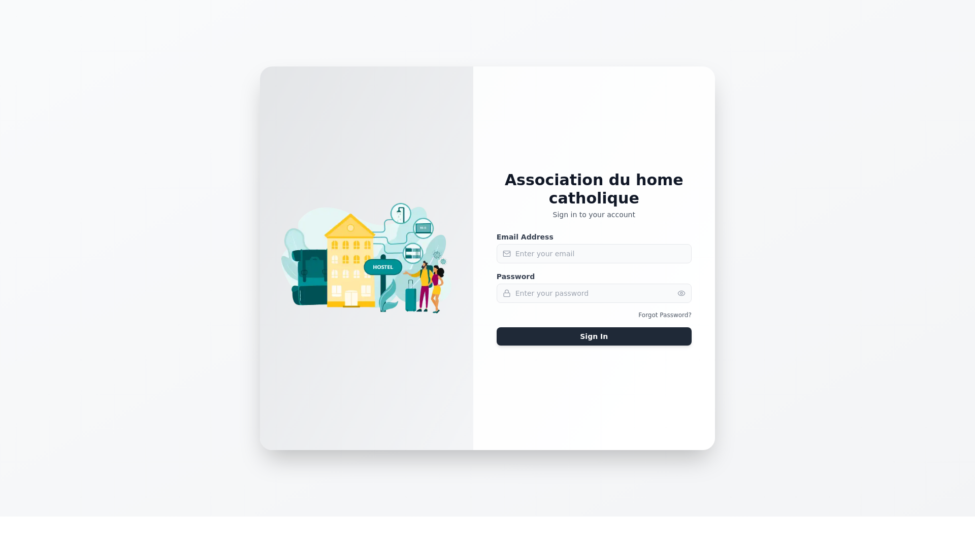 website screenshot of https://hostel-management.pages.dev/