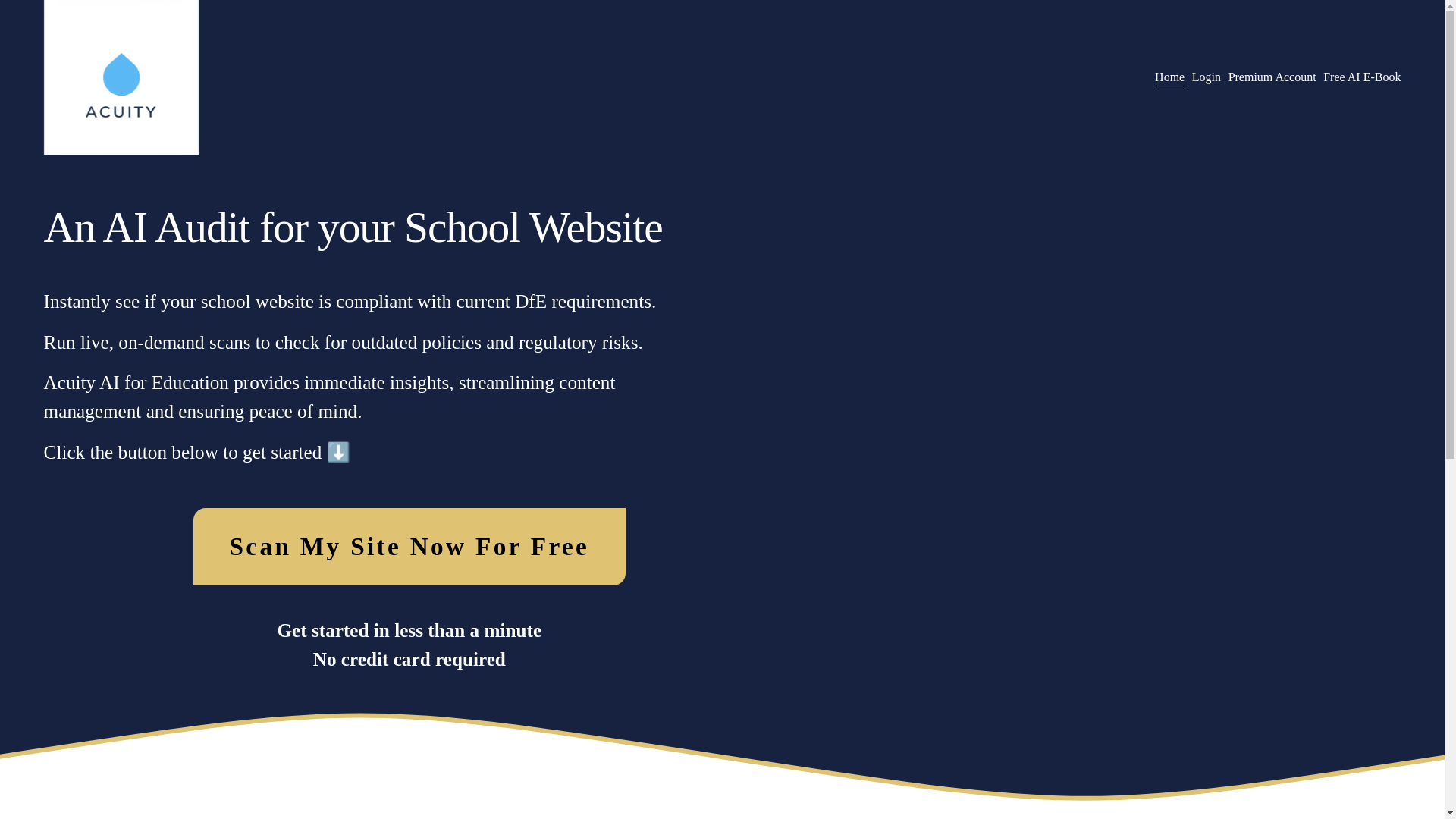 website screenshot of https://webacuityaieducation.org/