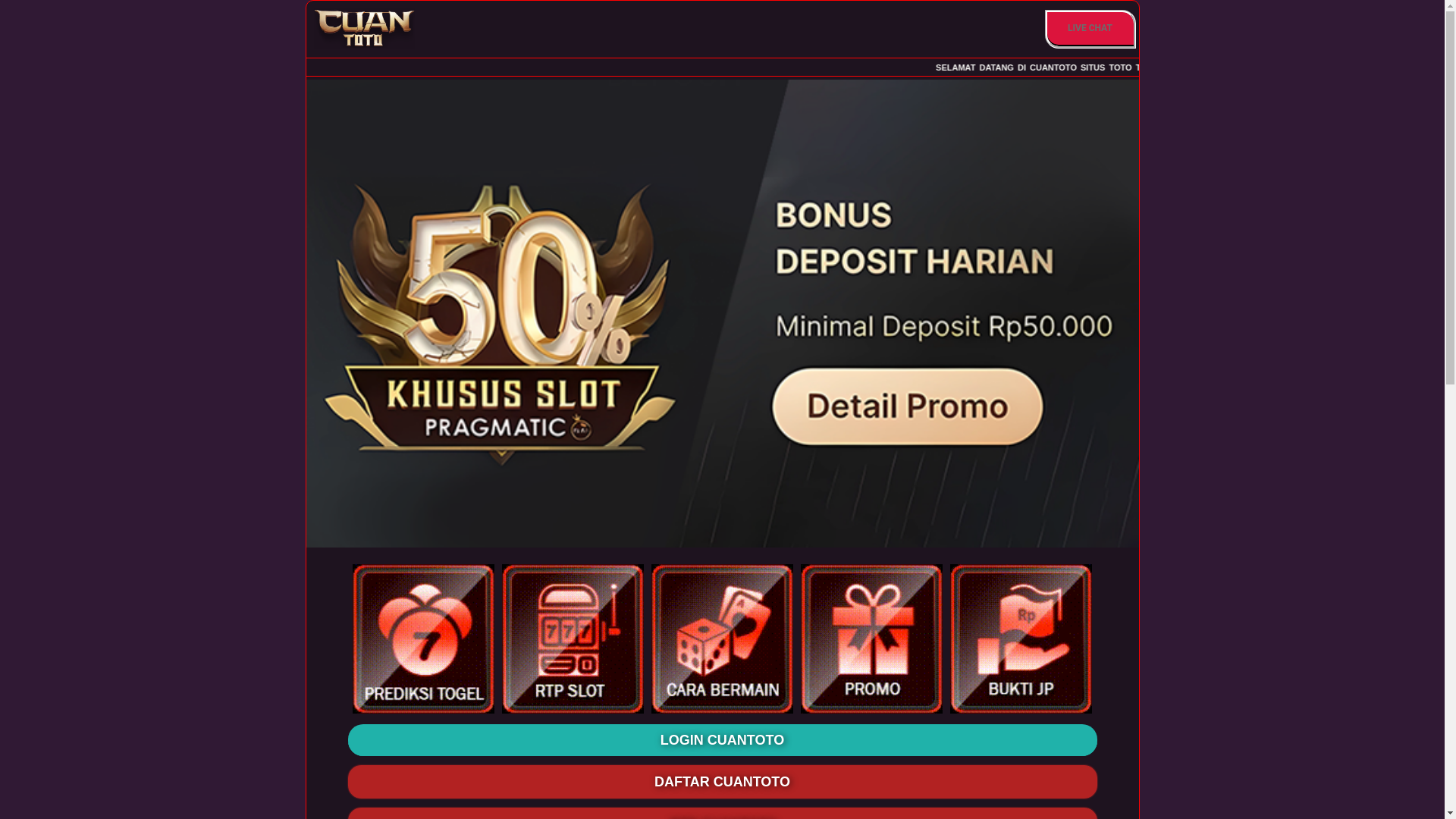 website screenshot of https://cuanmantapkali.pages.dev/